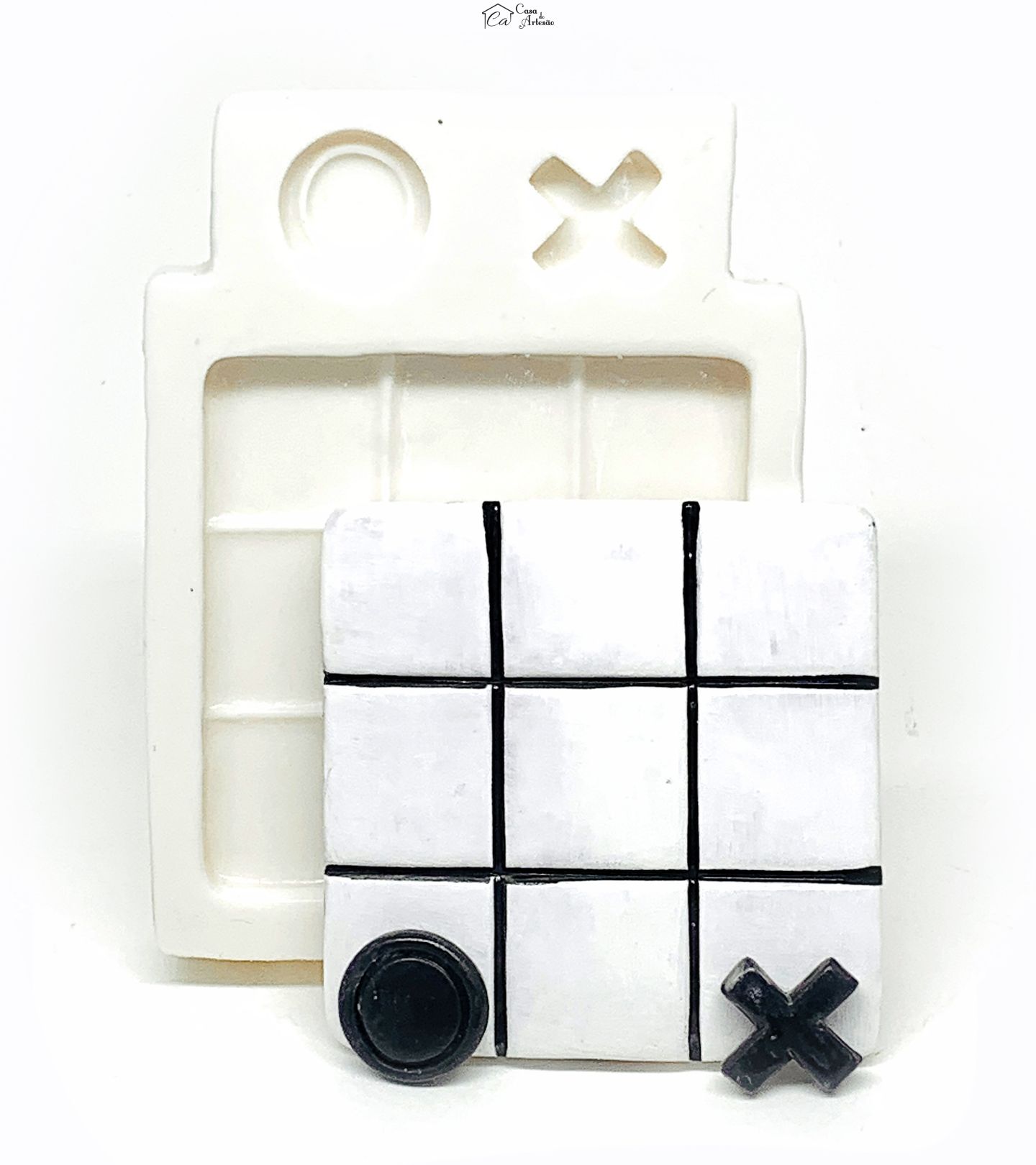 Molde de silicone - Jogo da Velha - Grande - P1137