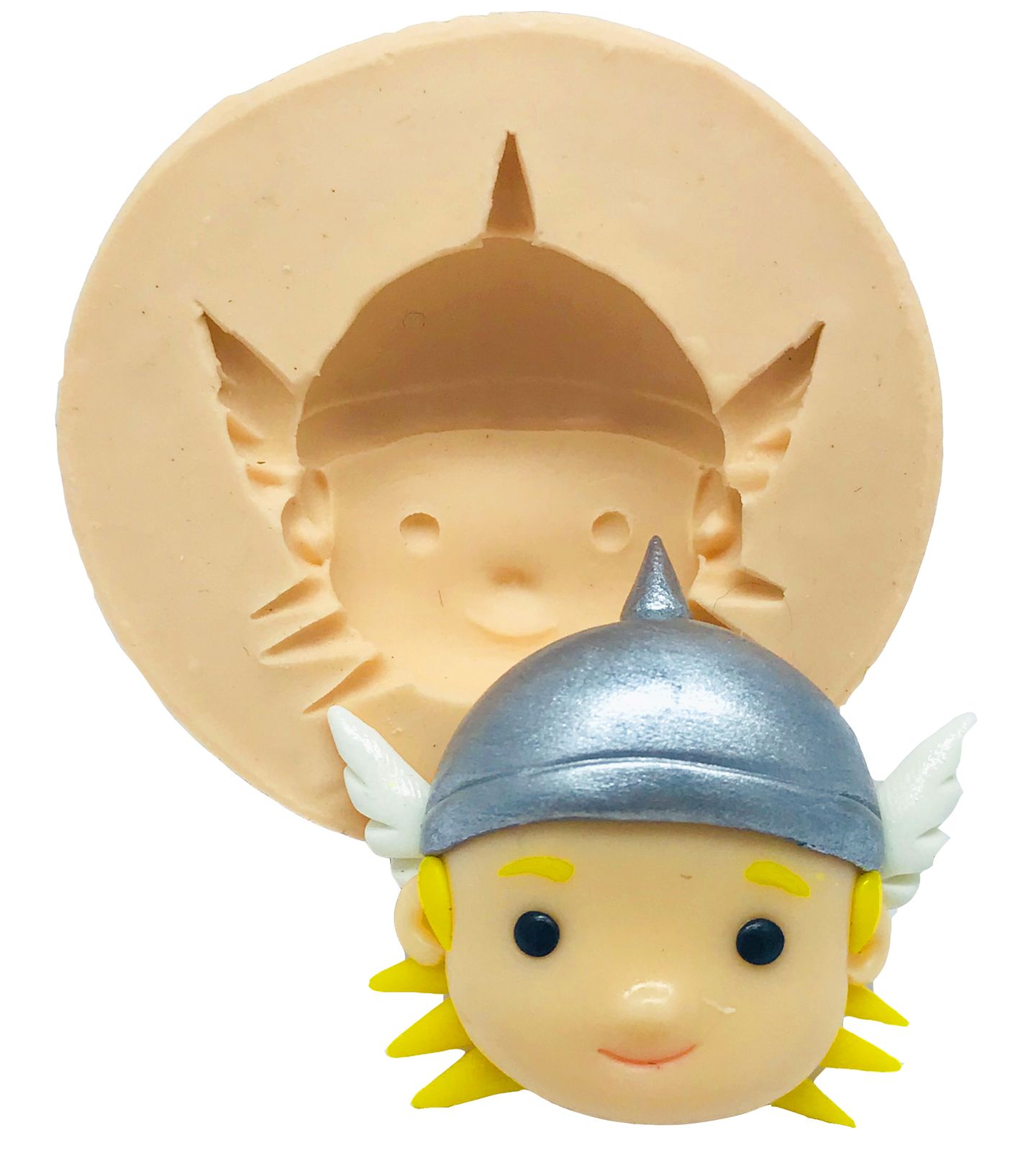 Molde de silicone - Os Vingadores - Fofinhos - Rosto Thor - Md - P482