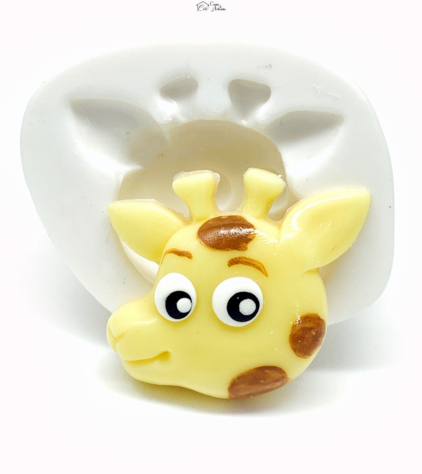 Molde de silicone - Chip e Potato - Rosto Gigglish - Medio - P1154