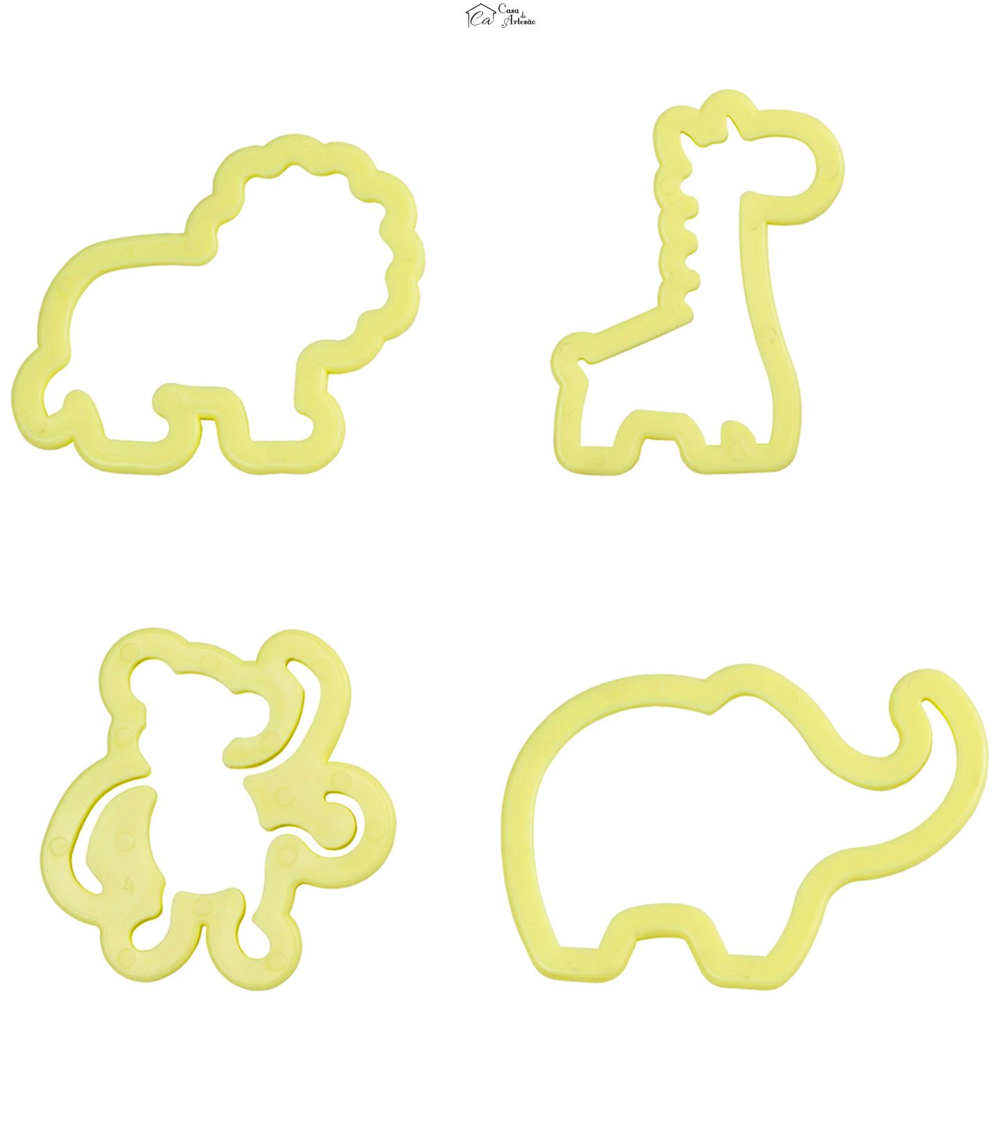 Cortador Blue Star - Kit Animais - c/04 - Cod.6061