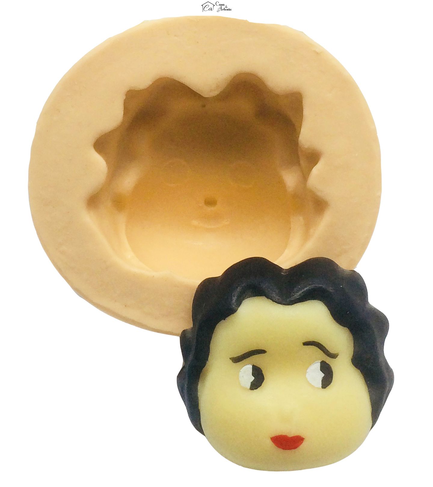 Molde de silicone - Betty Boop - Rosto