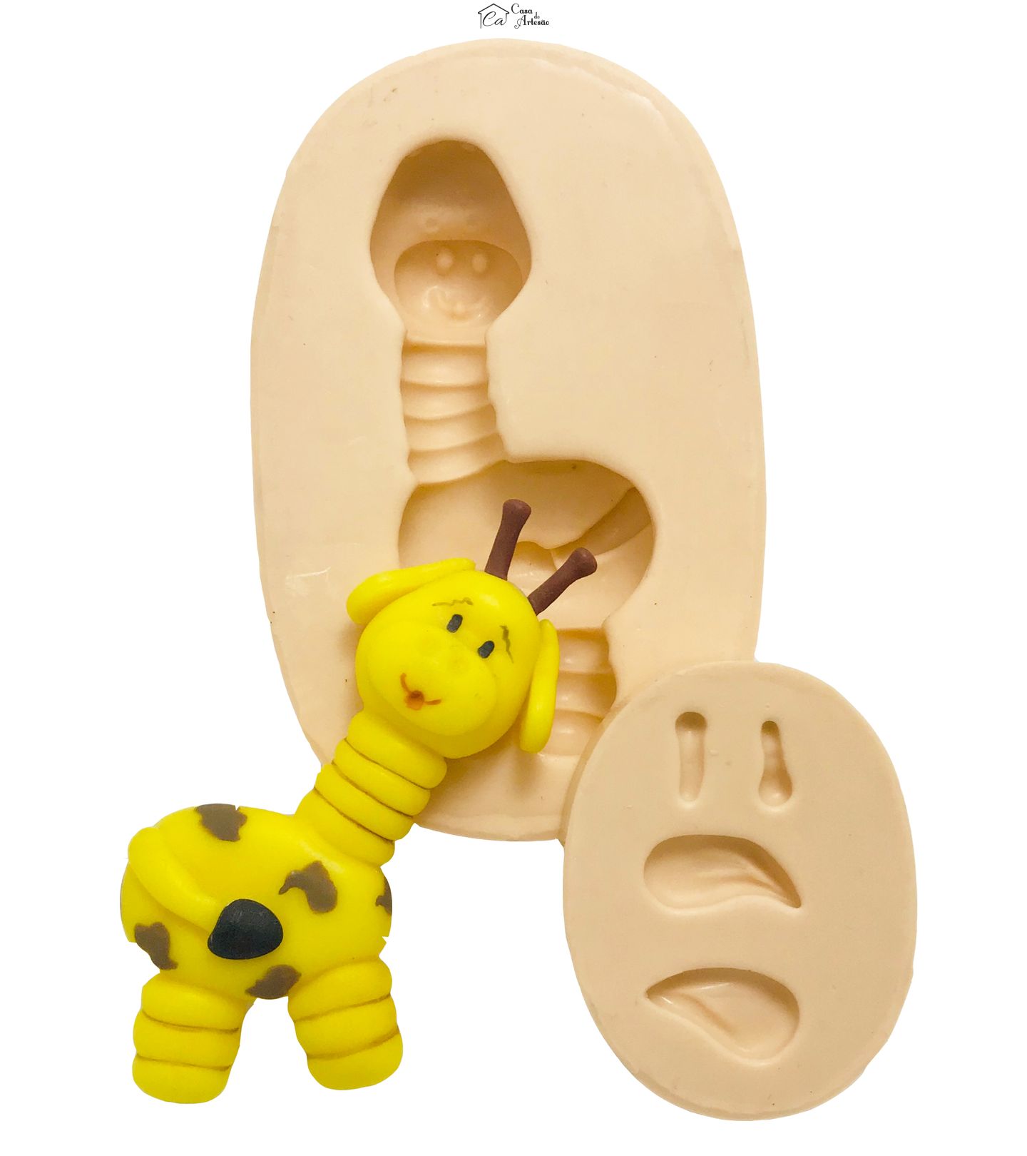 Molde de silicone - Girafa 4