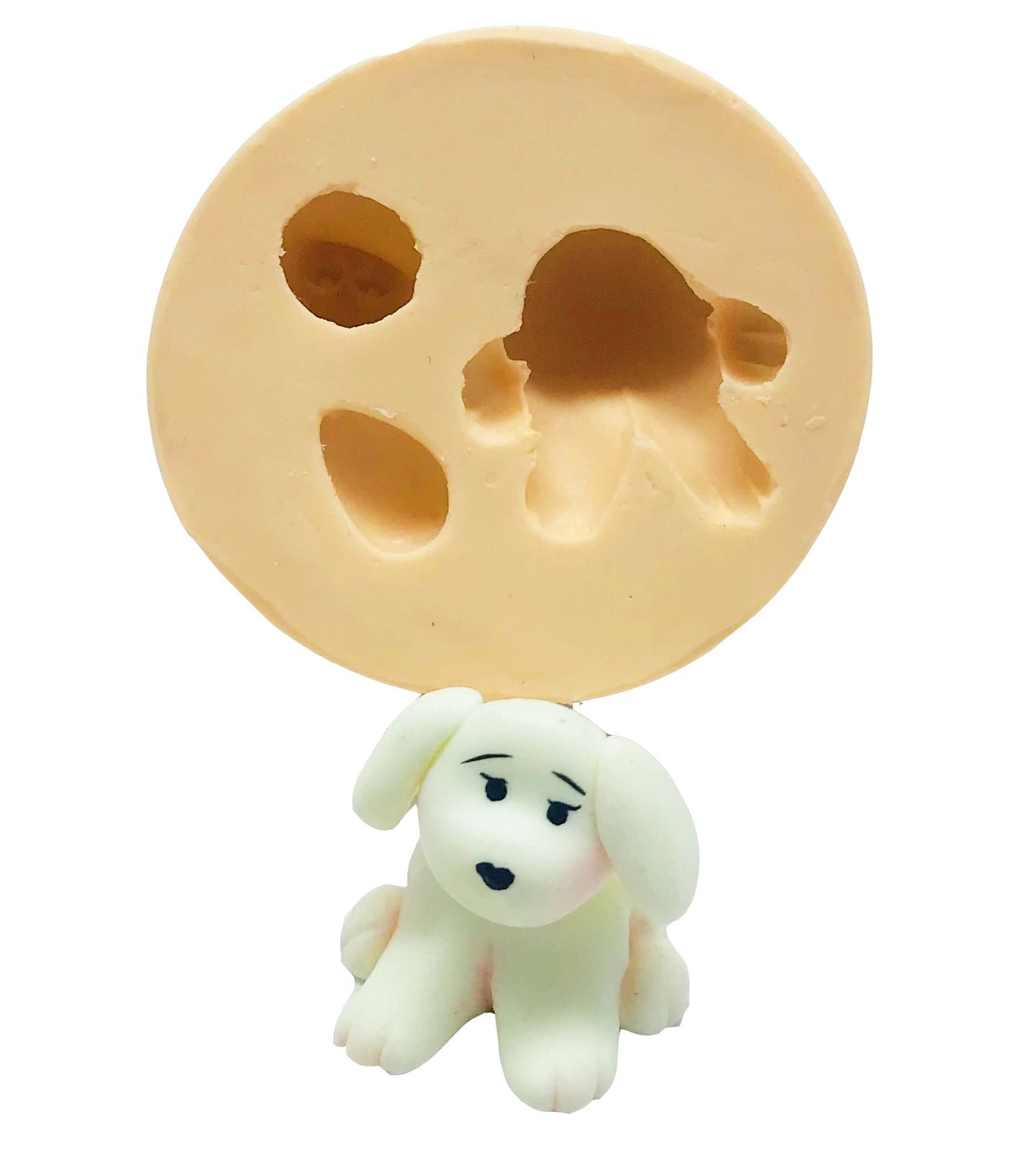 Molde de silicone - Cachorro Poodle Pequeno