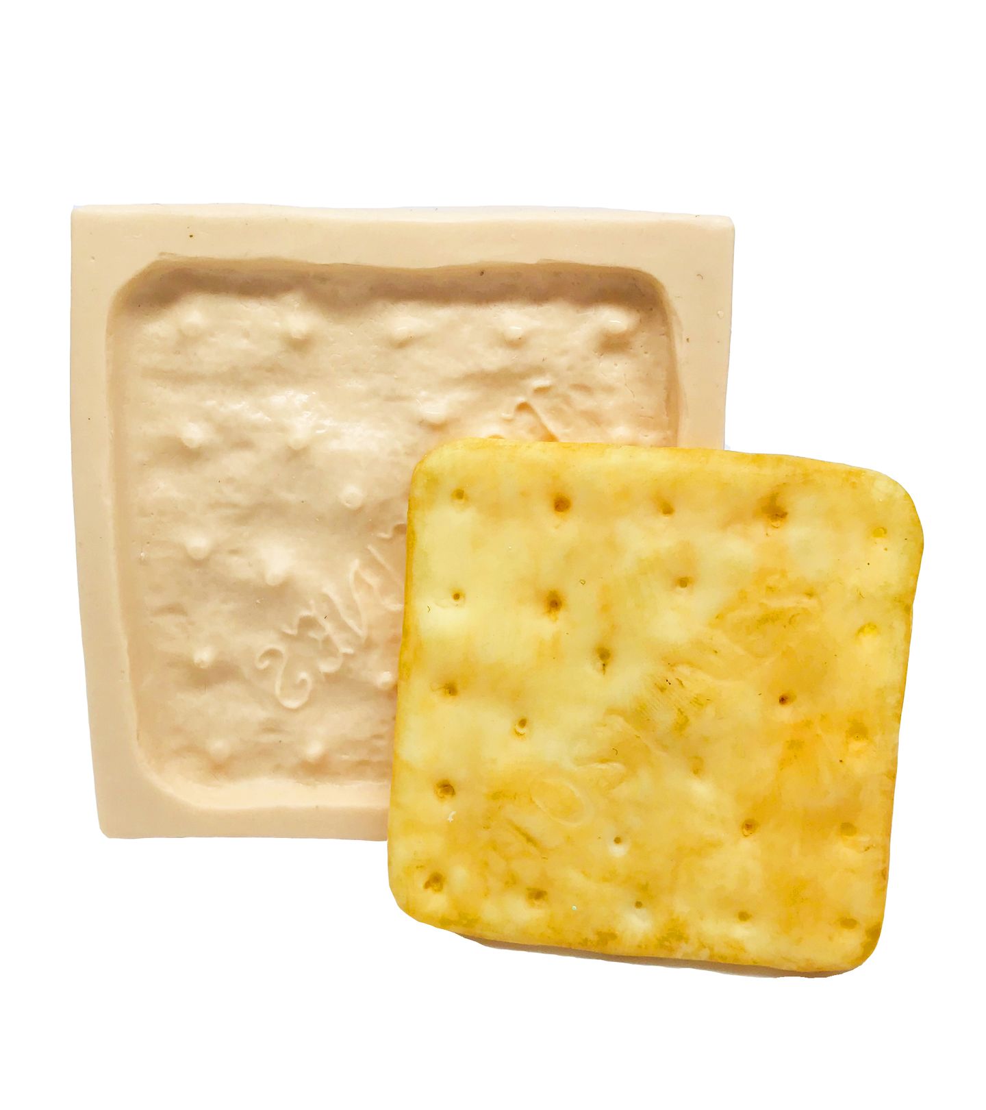 Molde de silicone - Bolacha Tostines Agua e Sal - P60