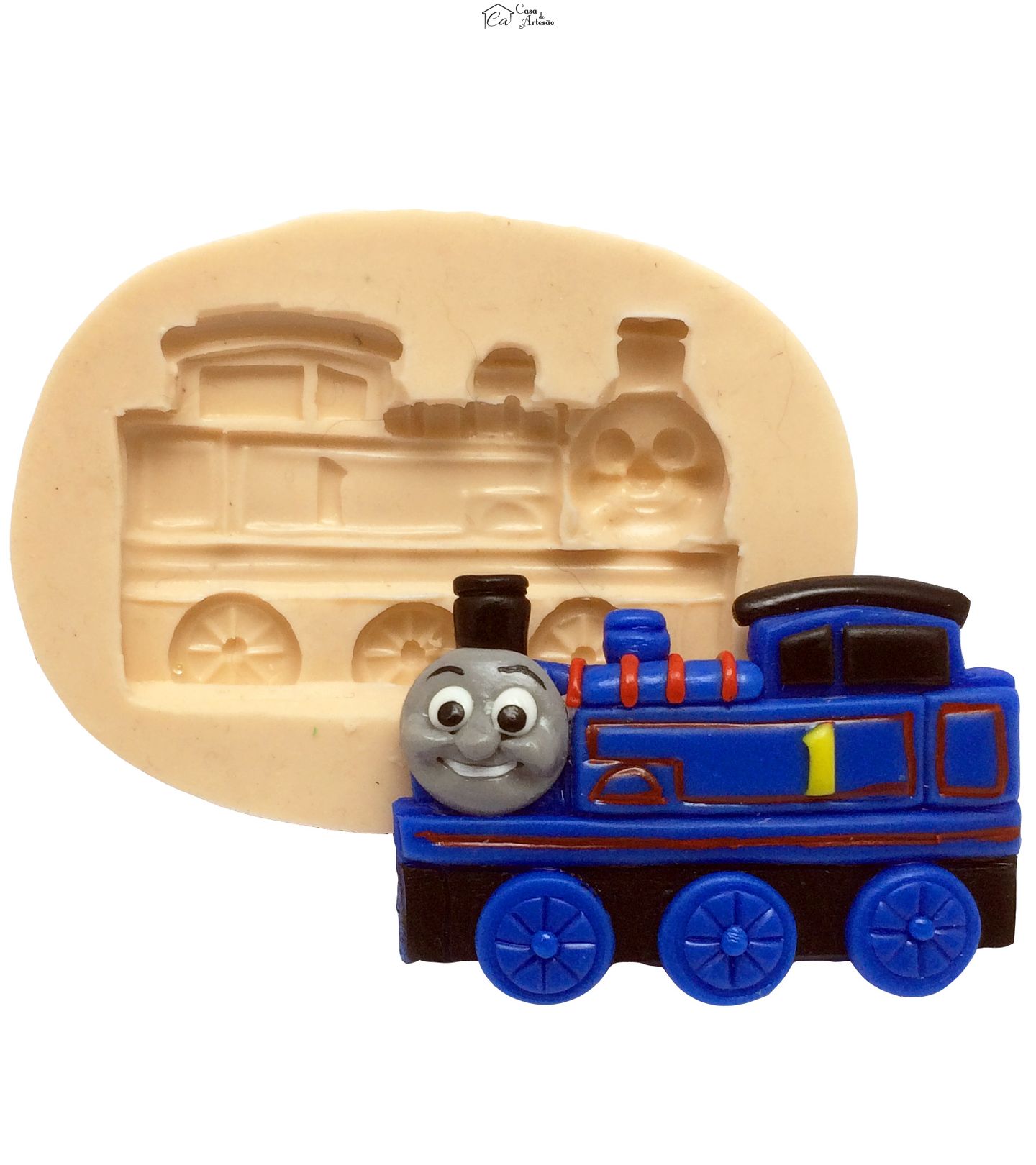 Molde de silicone - Thomas e Seus Amigos - Thomas - Mod.I - P172