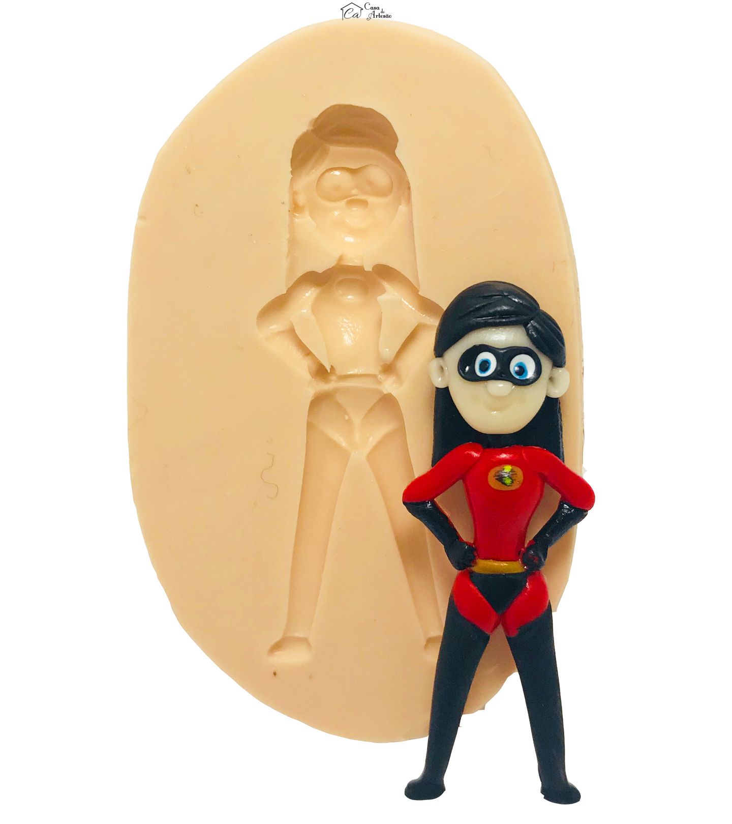 Molde de silicone - Os Incriveis - Violeta - Media - P417