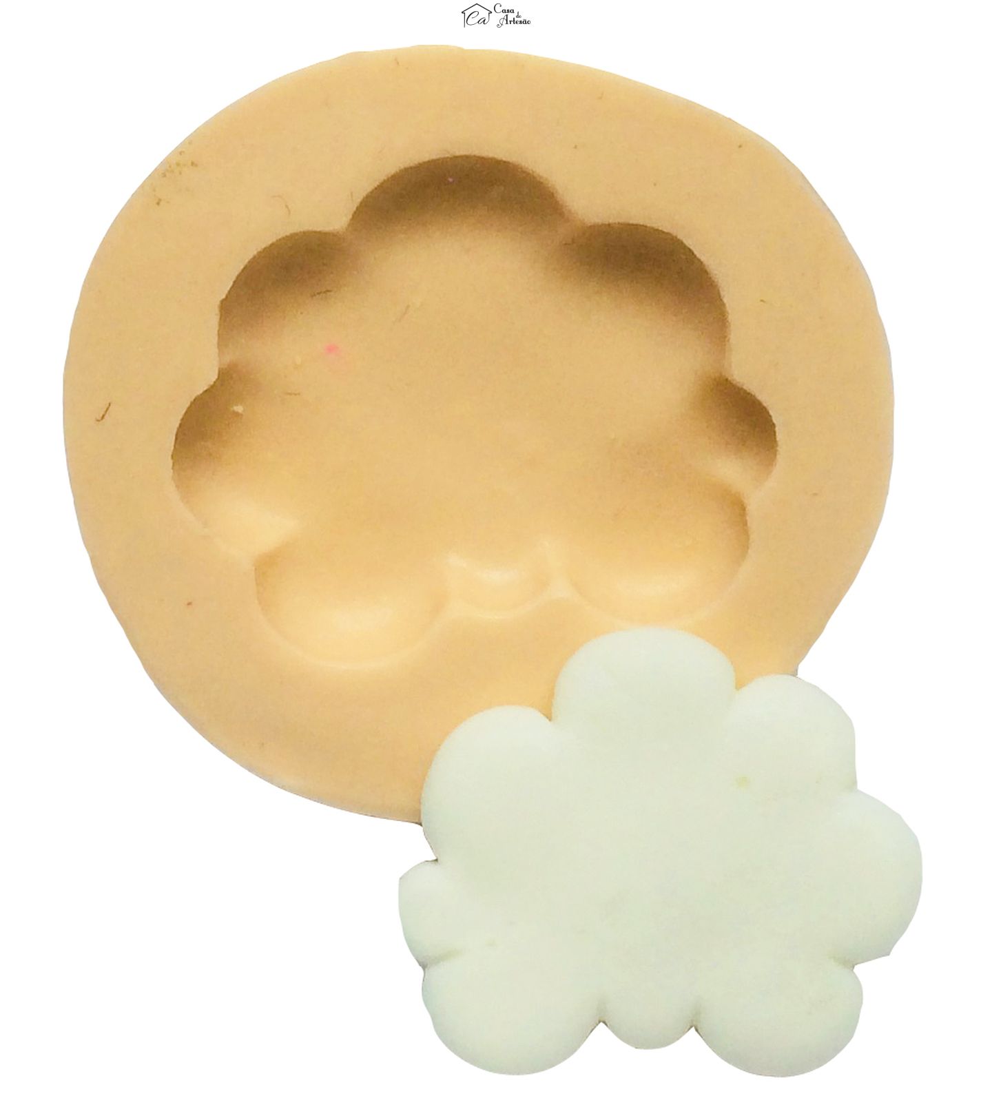 Molde de silicone - Nuvem - Pequena - P354