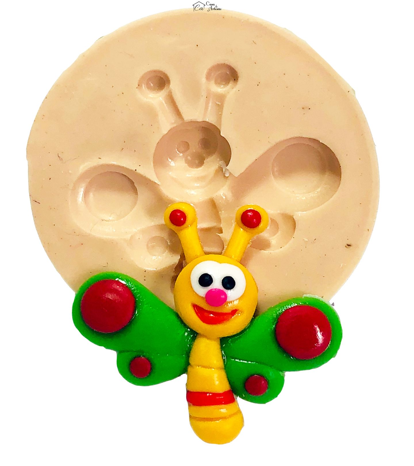 Molde de silicone - Baby Tv - Borboleta - Pequena - P715