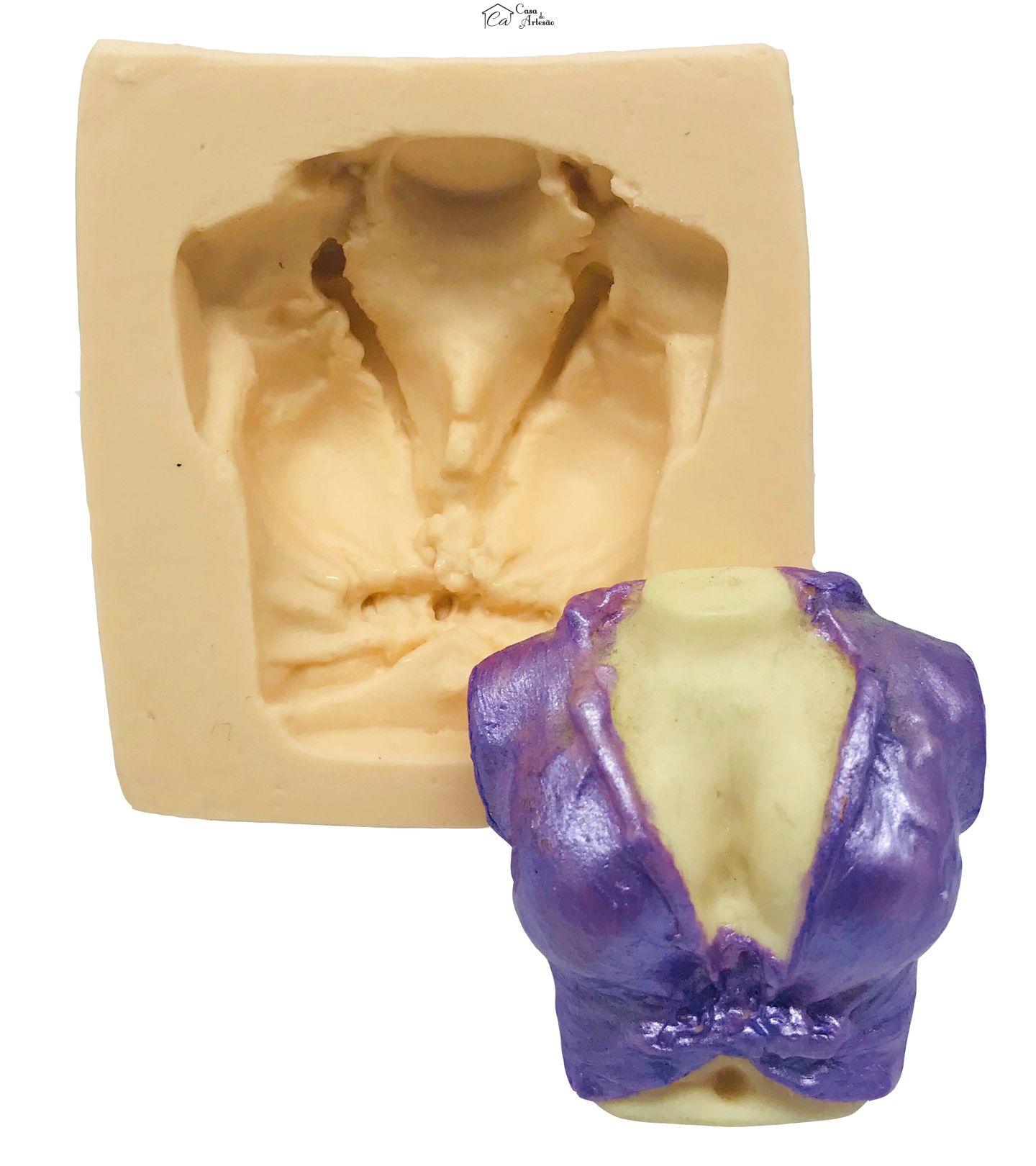 Molde de silicone - Busto c/ Decote - P71