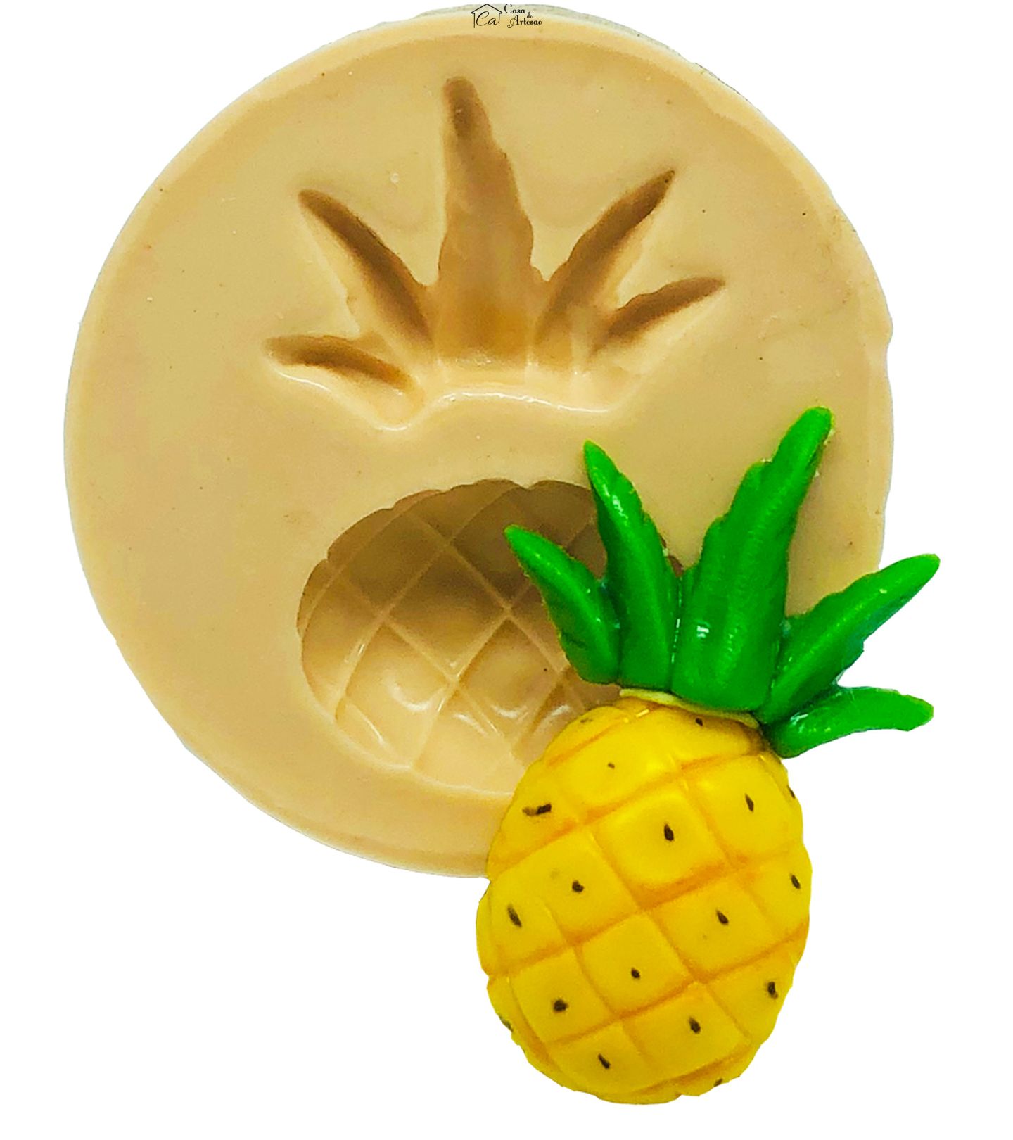 Molde de silicone - Abacaxi - Pequeno - P838