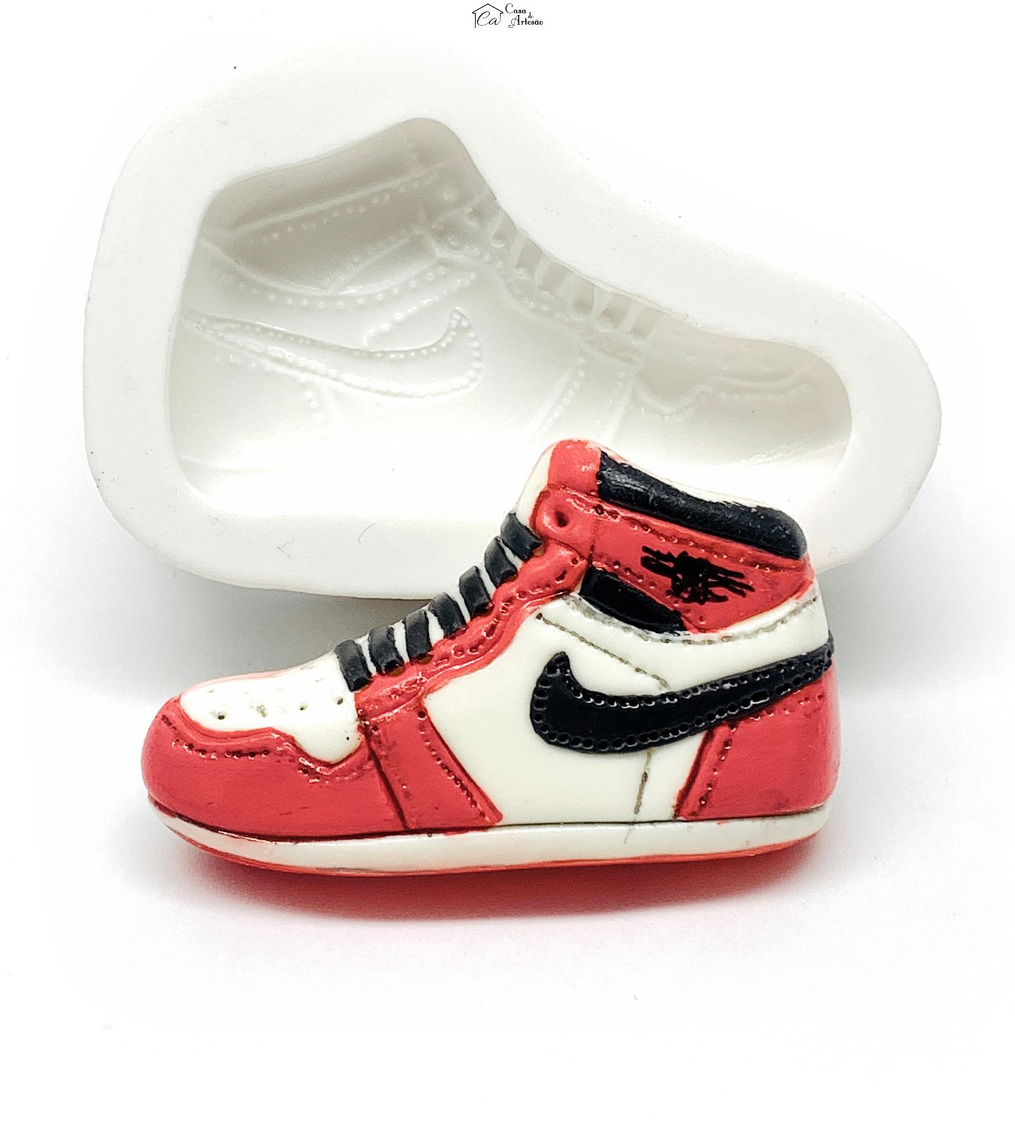 Molde de silicone - Tenis Nike Air Jordan - Grande - P1222