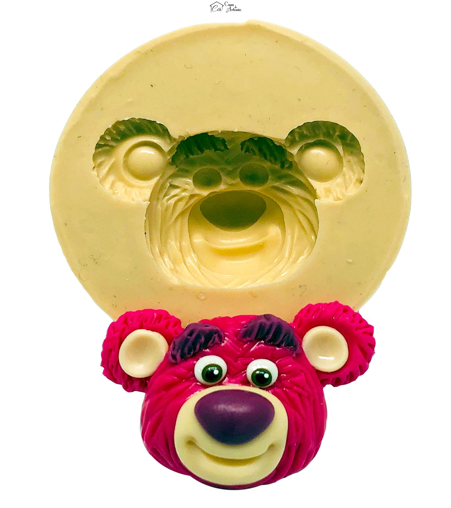 Molde de silicone - Toy Story - Rosto Urso - Pequeno - P857