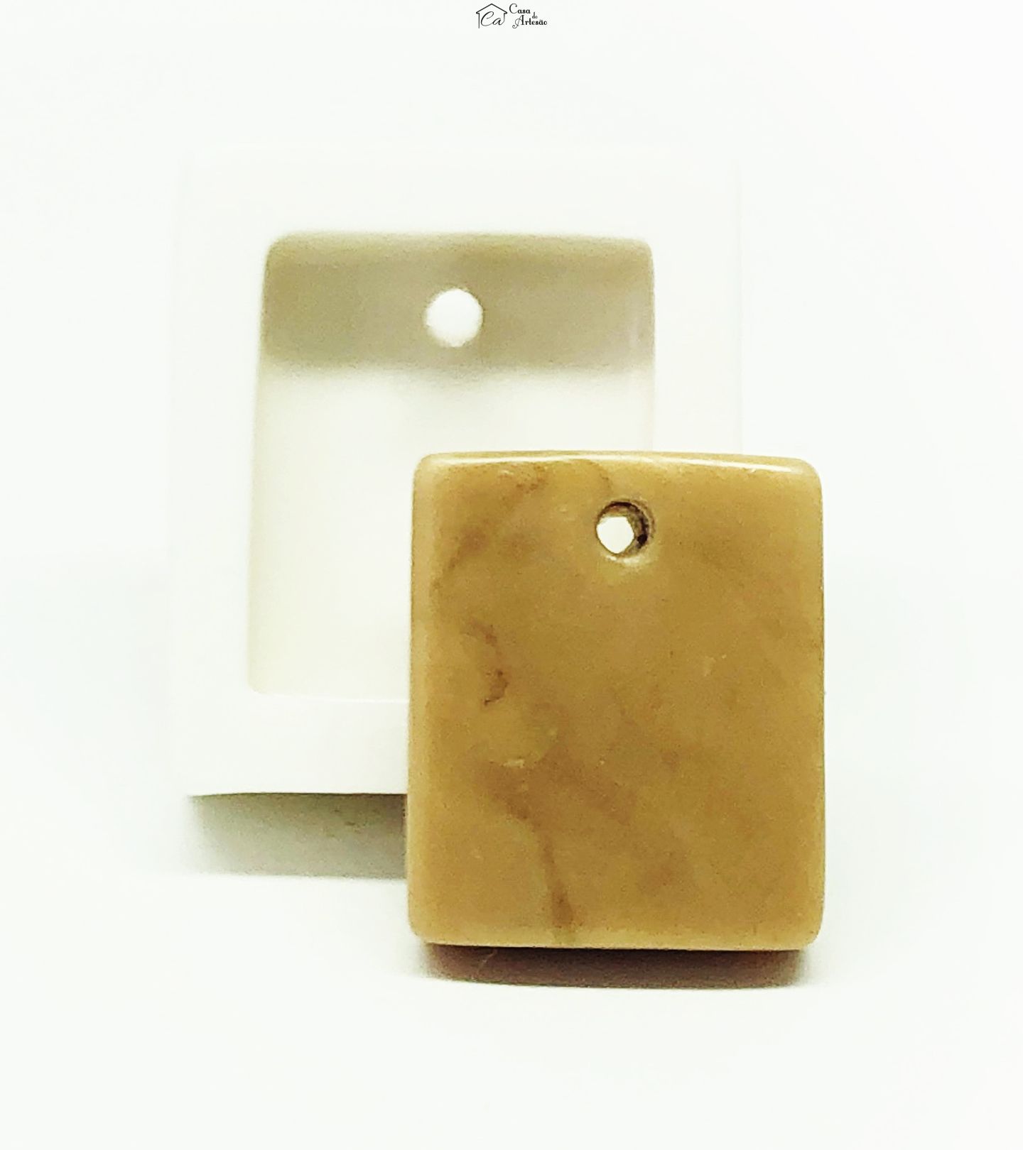 Molde de silicone - Joias - Pingente Retangular - Tam.Unico - P1127
