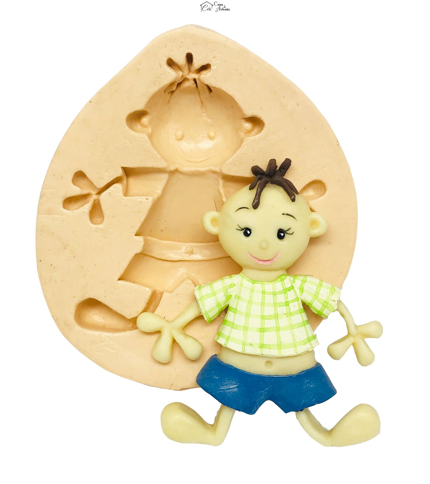 Molde de silicone - Menino Grande - P155