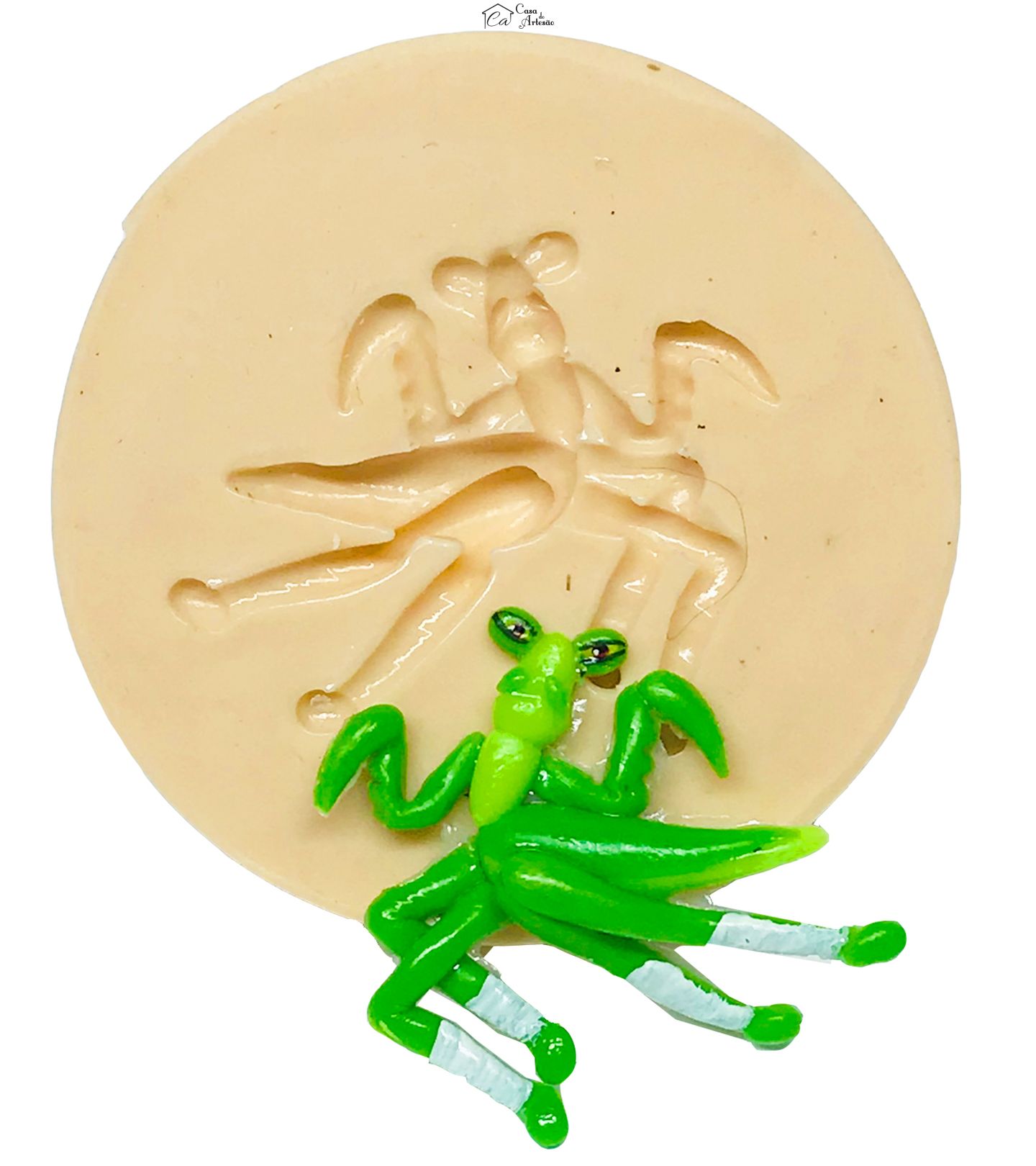 Molde de silicone - Kung Fu Panda - Mestre Louva Deus - Pequeno - P623