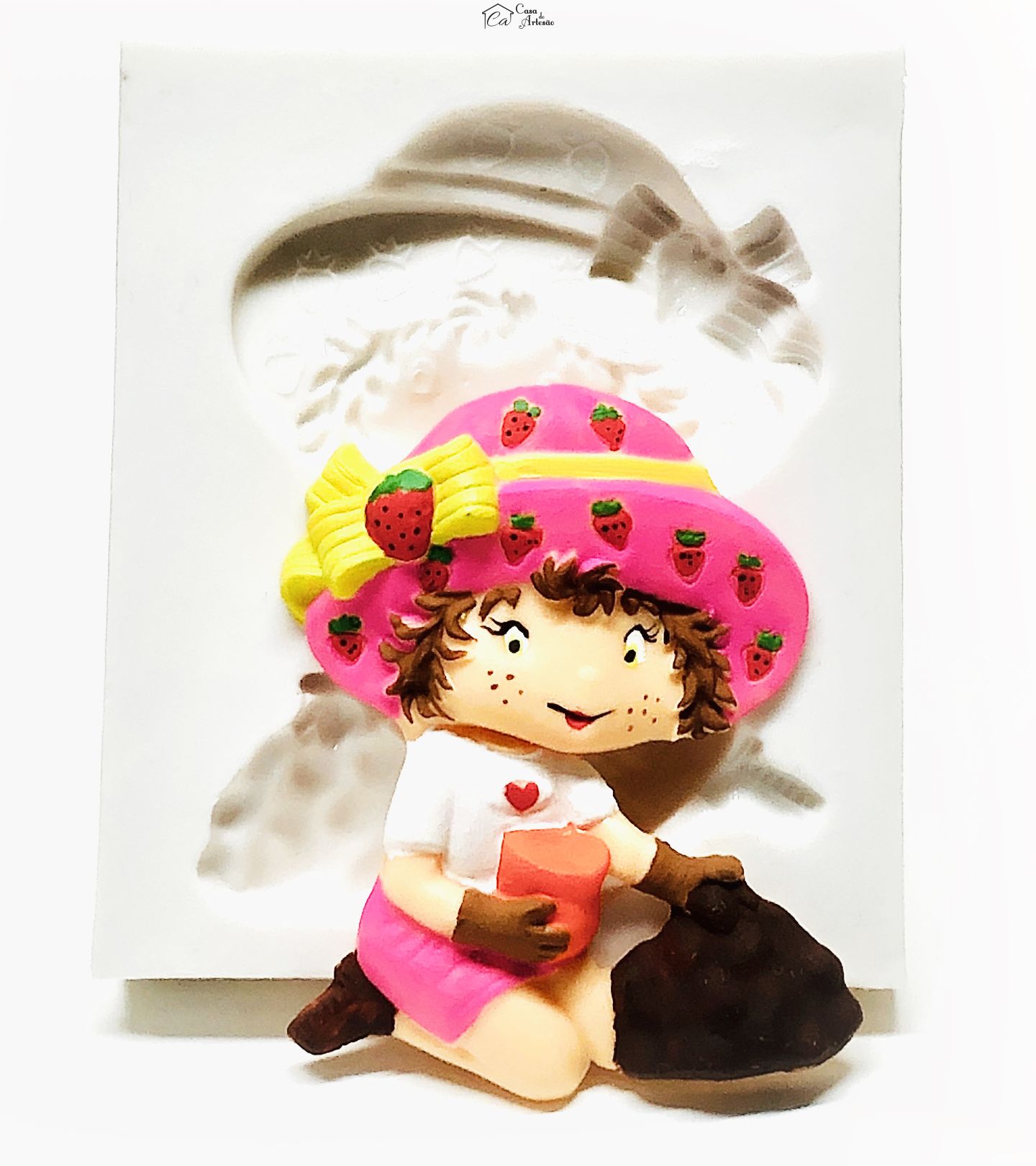 Molde de silicone - Moranguinho - Grande - P1047