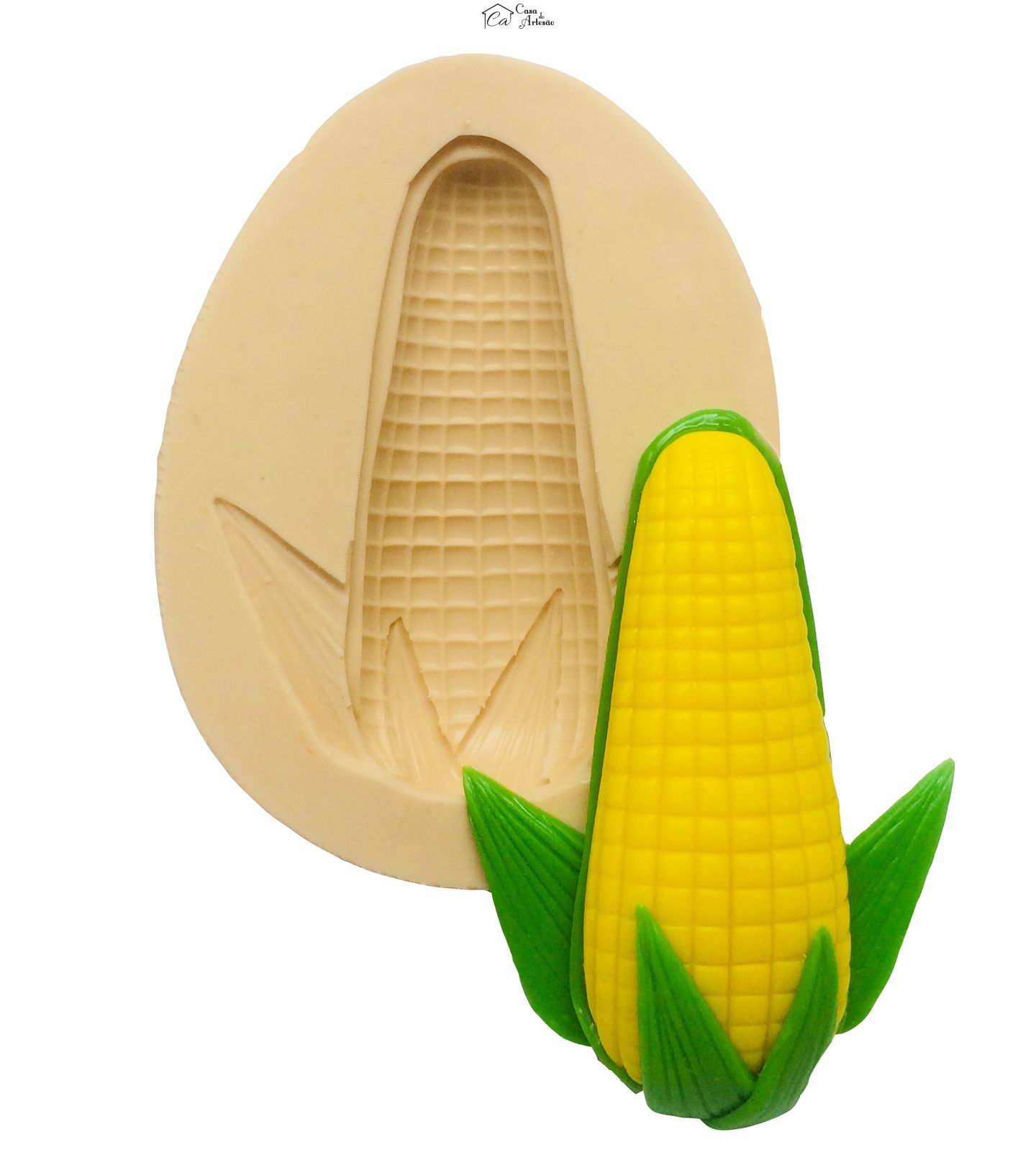 Molde de silicone - Milho - Grande - P359