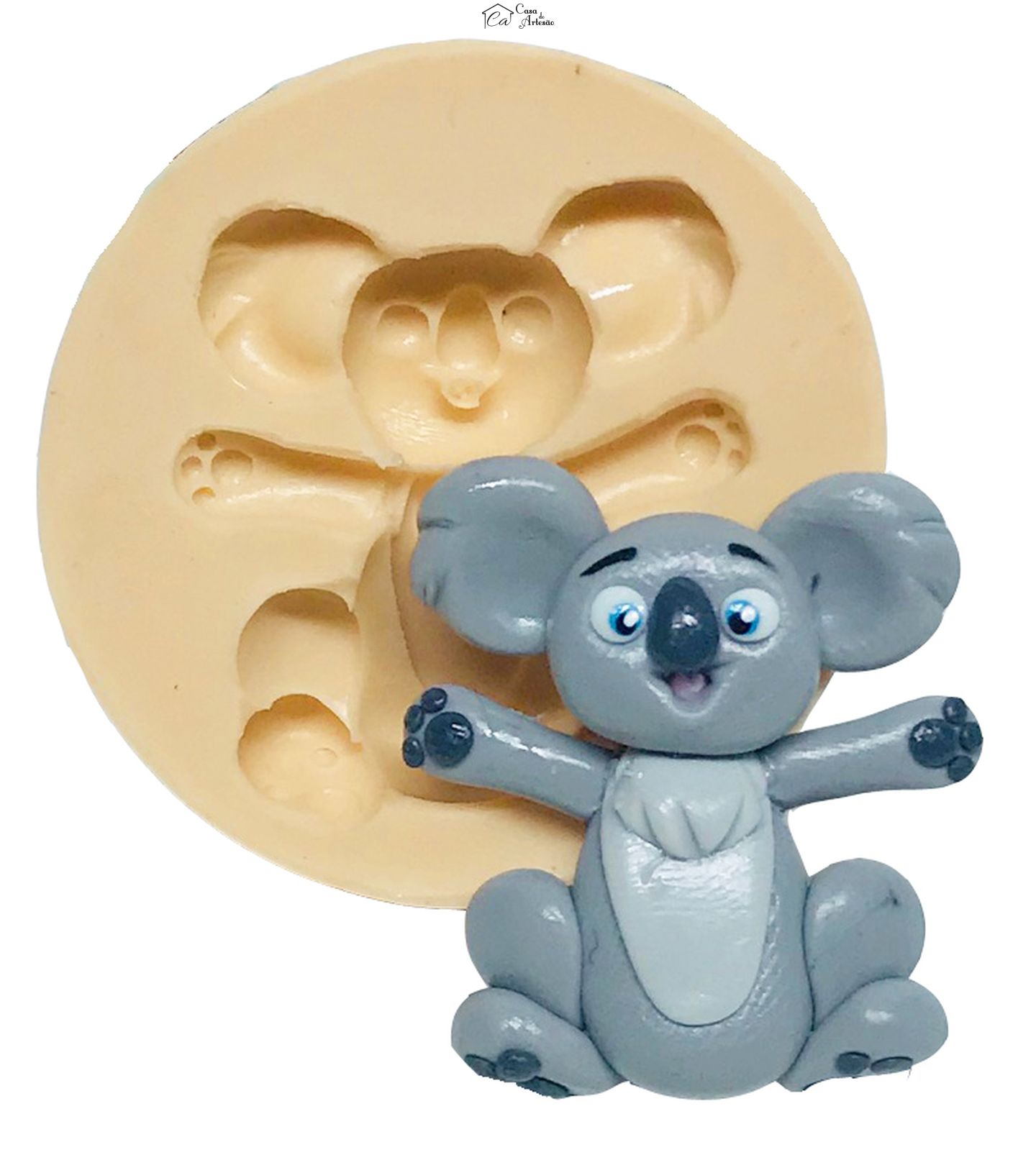 Molde de silicone - Coala - Pequena - P557