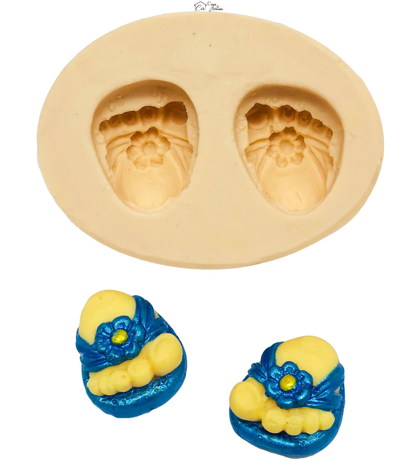 Molde de silicone - Sandalias