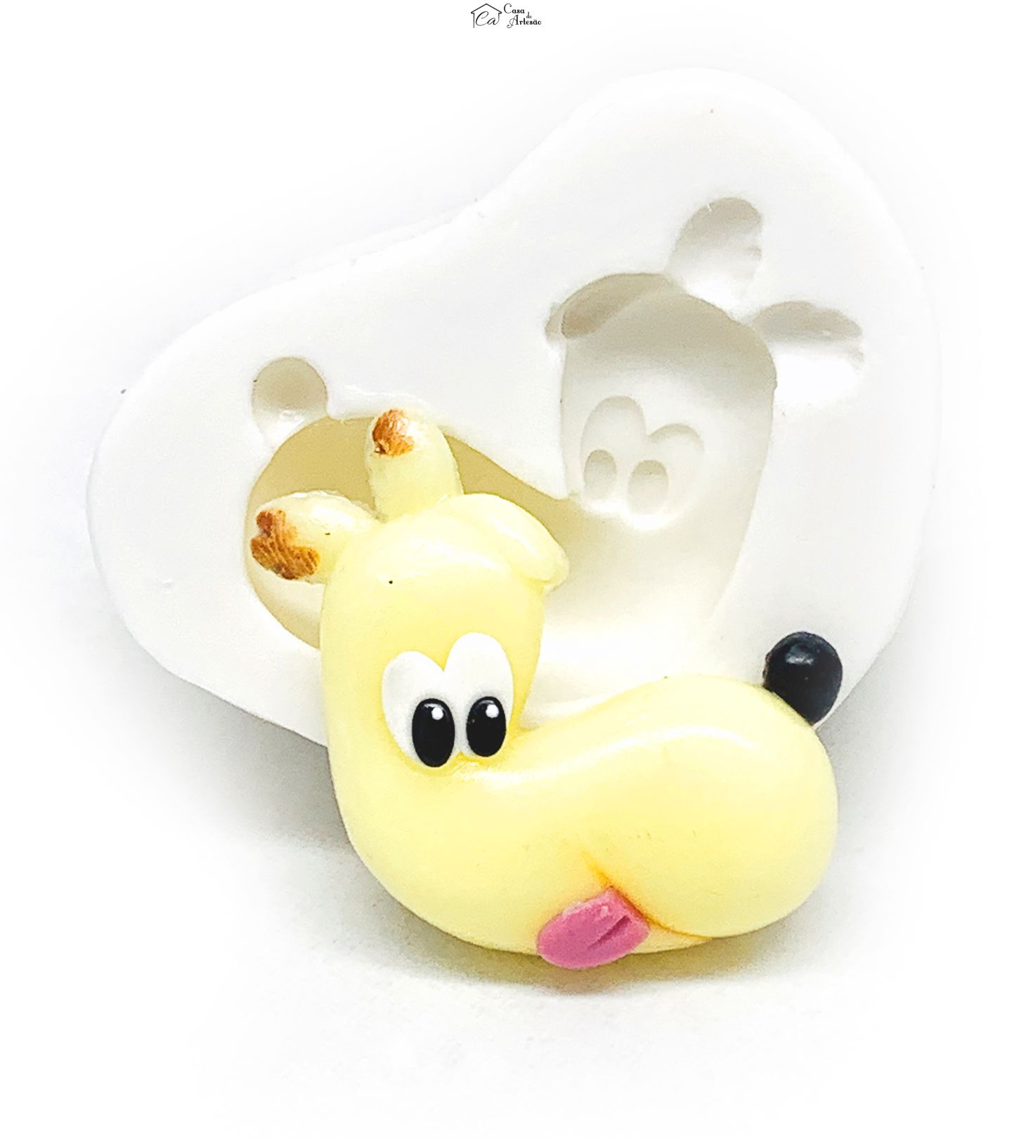 Molde de silicone - Kamalu e sua Turma - Rosto Tchubi - Medio - P1167