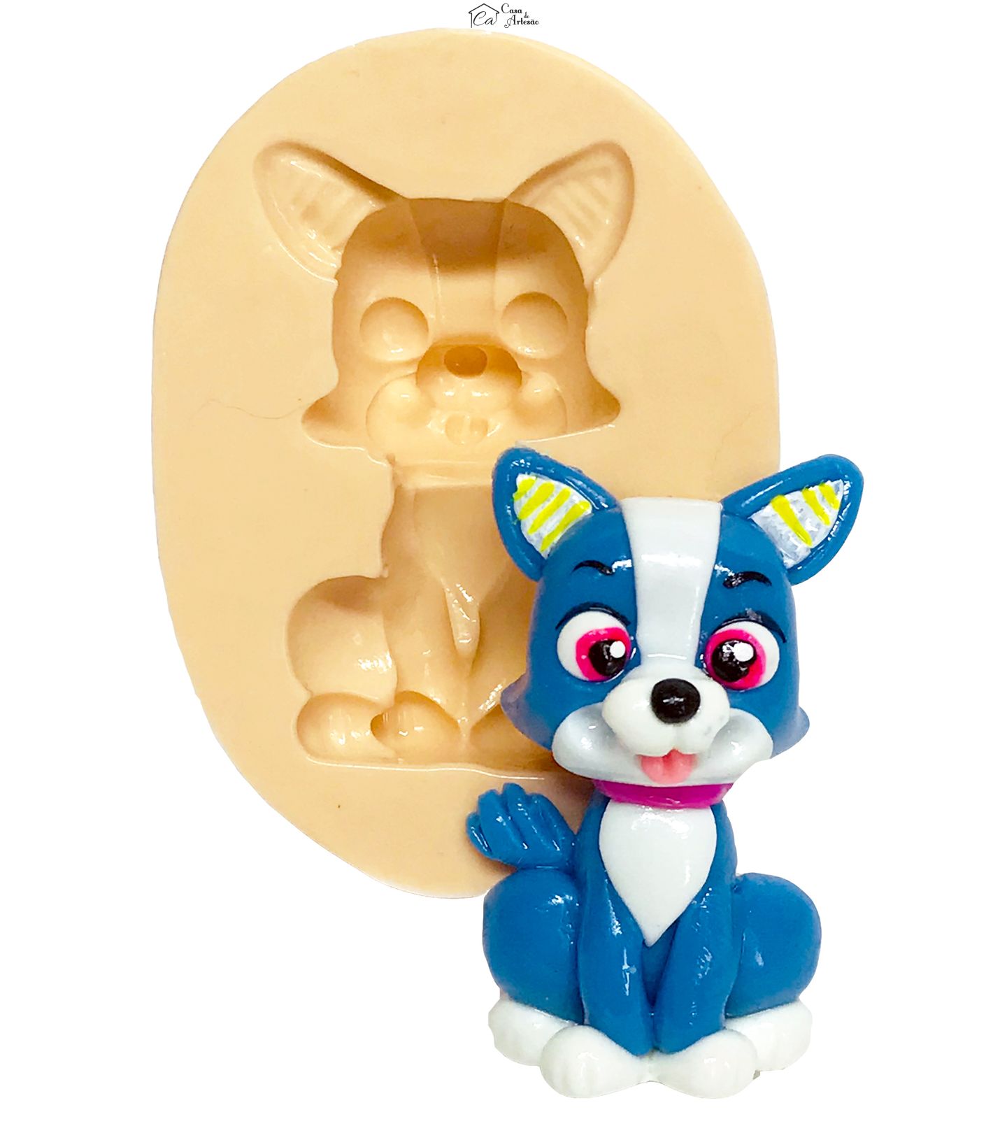 Molde de silicone - Moranguinho - Pet da Amora Linda - Grande - P527