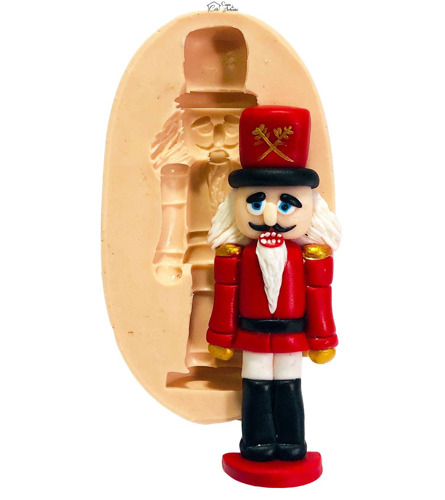 Molde de silicone - Boneco Quebra Nozes - Grande - P714