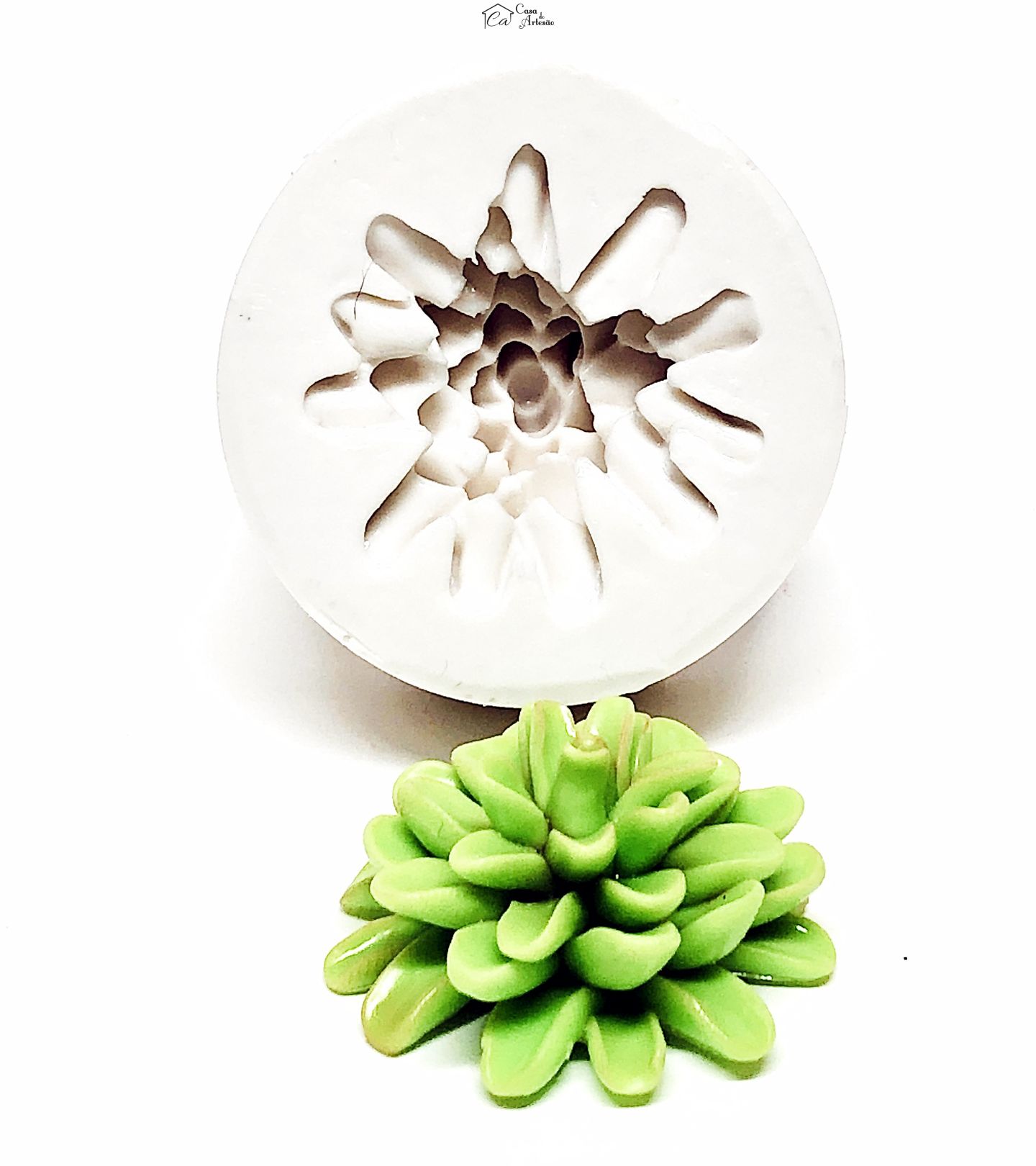 Molde de silicone - Suculenta - Grande - Mod.02 - P359