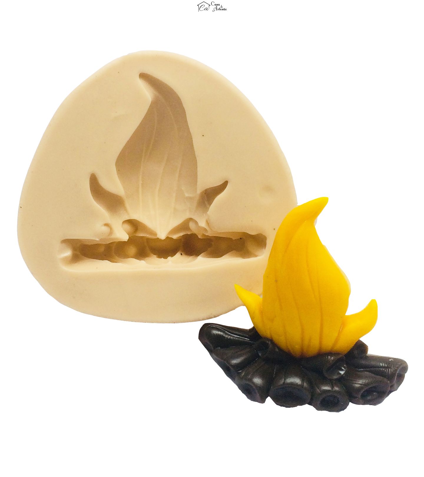 Molde de silicone - Caipira - Fogueira Pequena - Mod.2 - P341