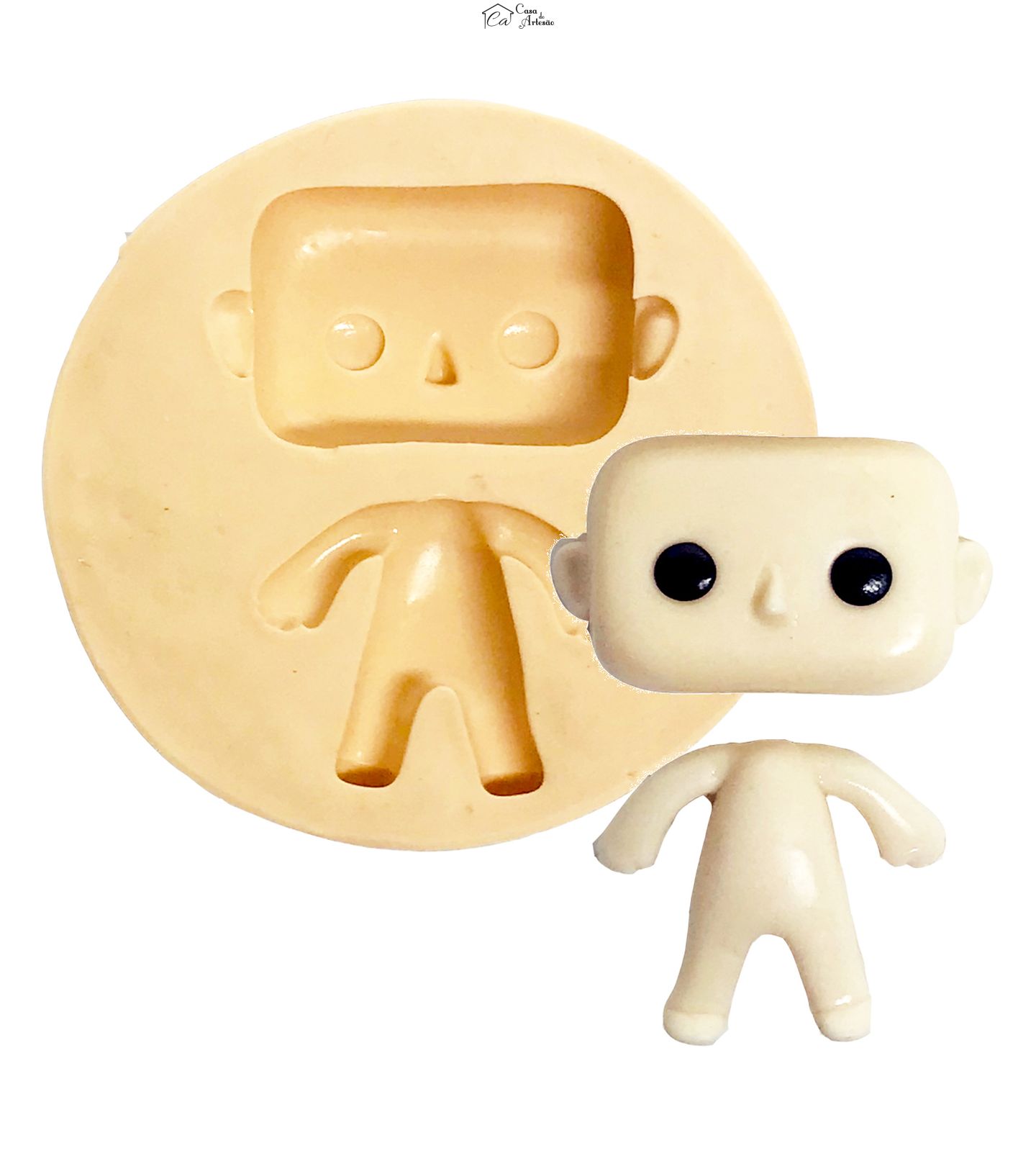 Molde de silicone - Funko Pop - Universal - Grande - P606