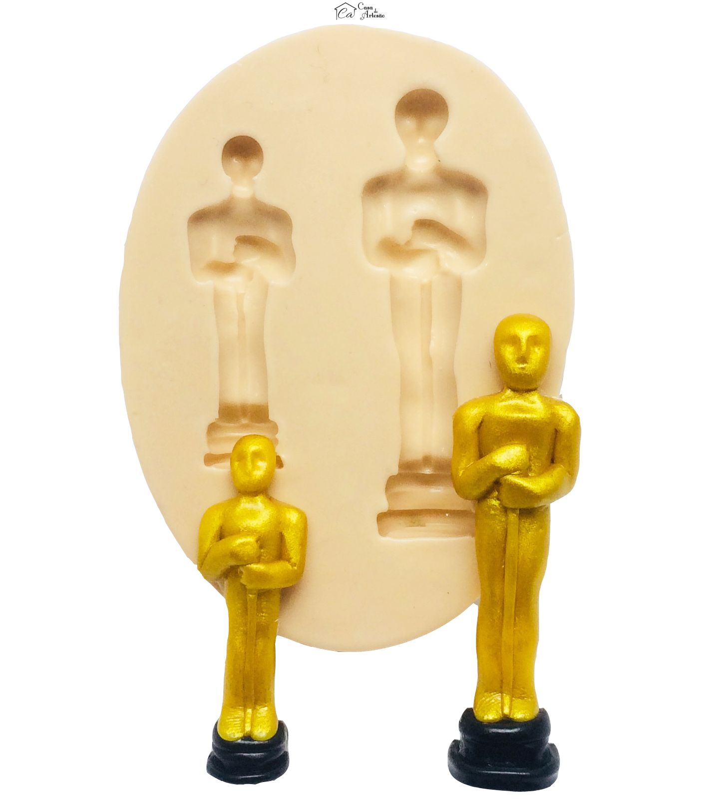 Molde de silicone - Oscar - Bonecos 02 Tamanhos - P312