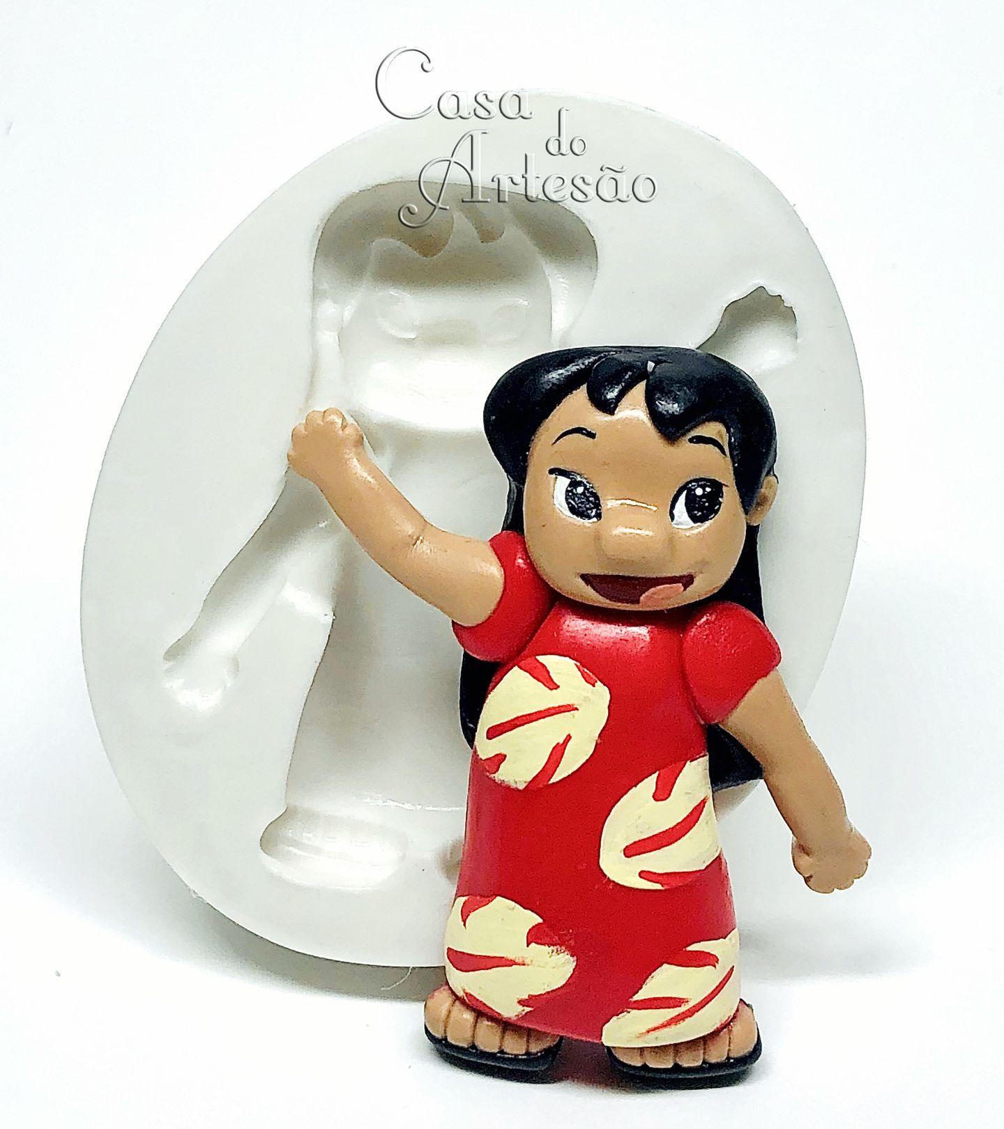 Molde de silicone - Lilo & Stitch - Lilo - Grande - P888