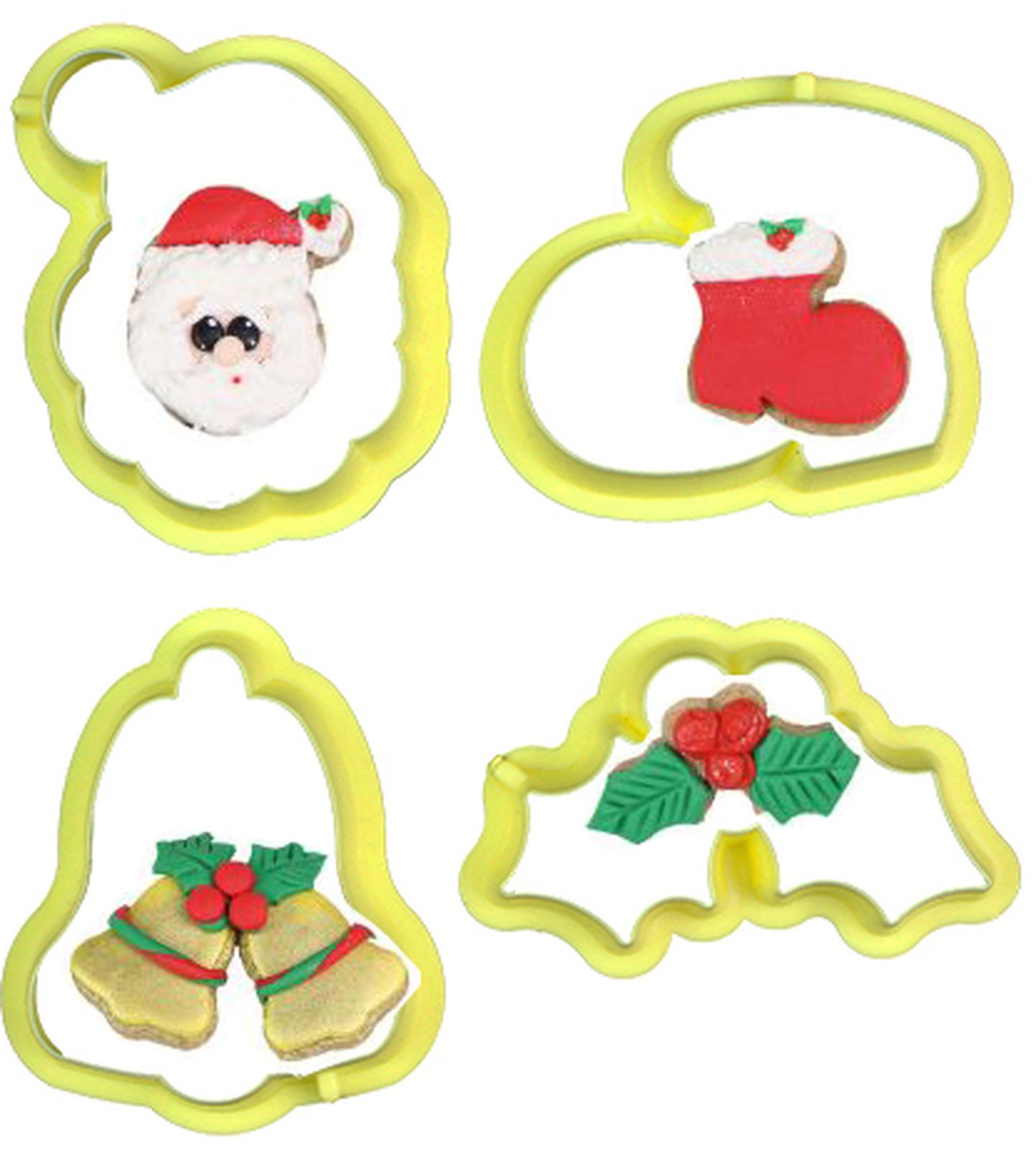 Cortador Blue Star - Natal II - 04 Pç - Cod.6450