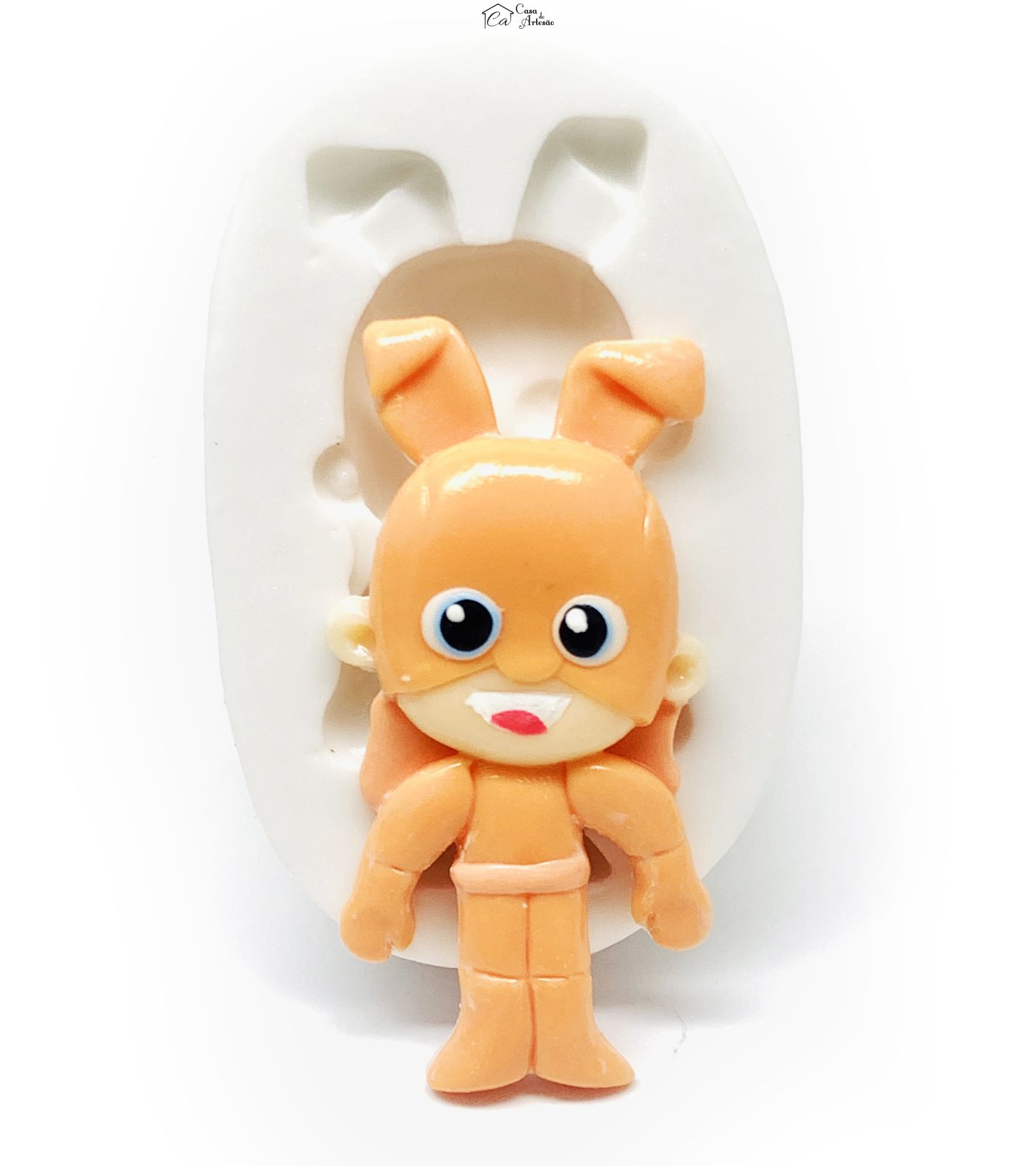 Molde de silicone - Os Aventureiros - Aventureiro Laranja - Medio - P1220