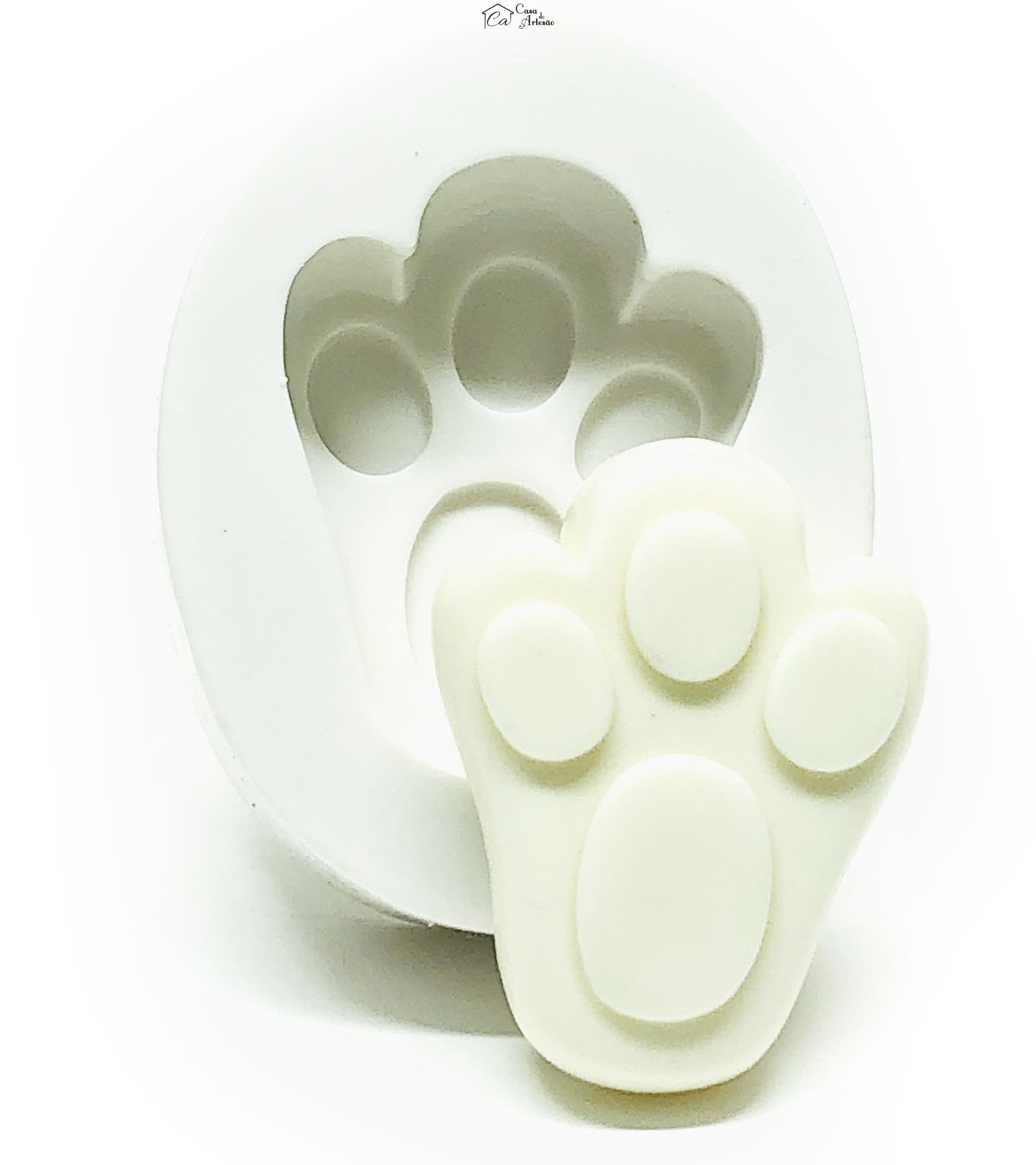 Molde de silicone - Coelho - Pegada - Media - P1037