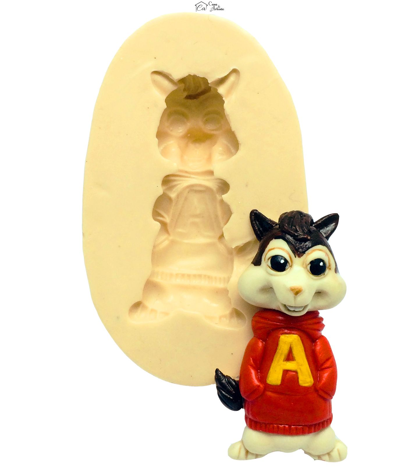 Molde de silicone - Alvin e os Esquilos - Alvin