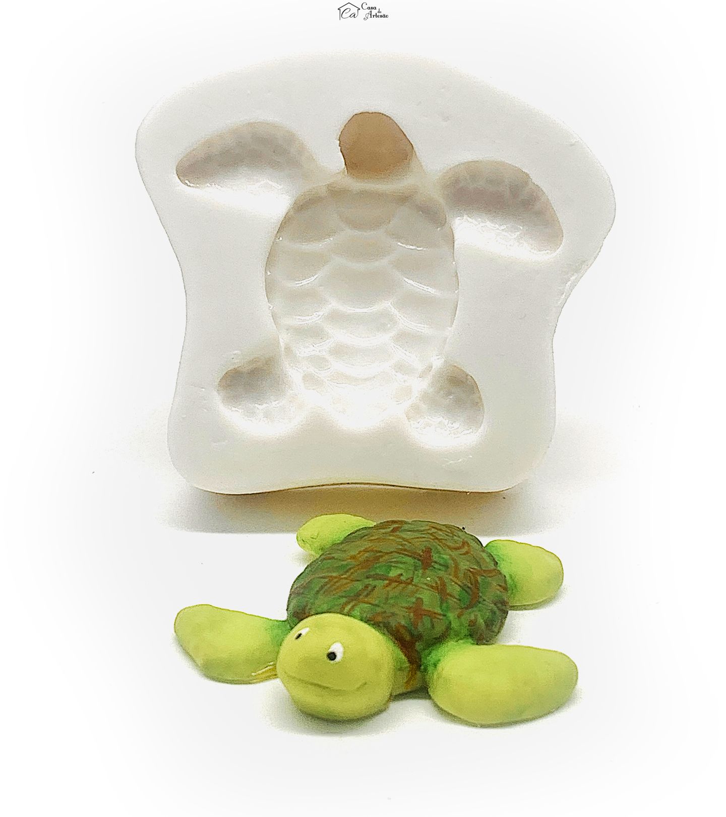Molde de silicone - Tartaruga - P1140