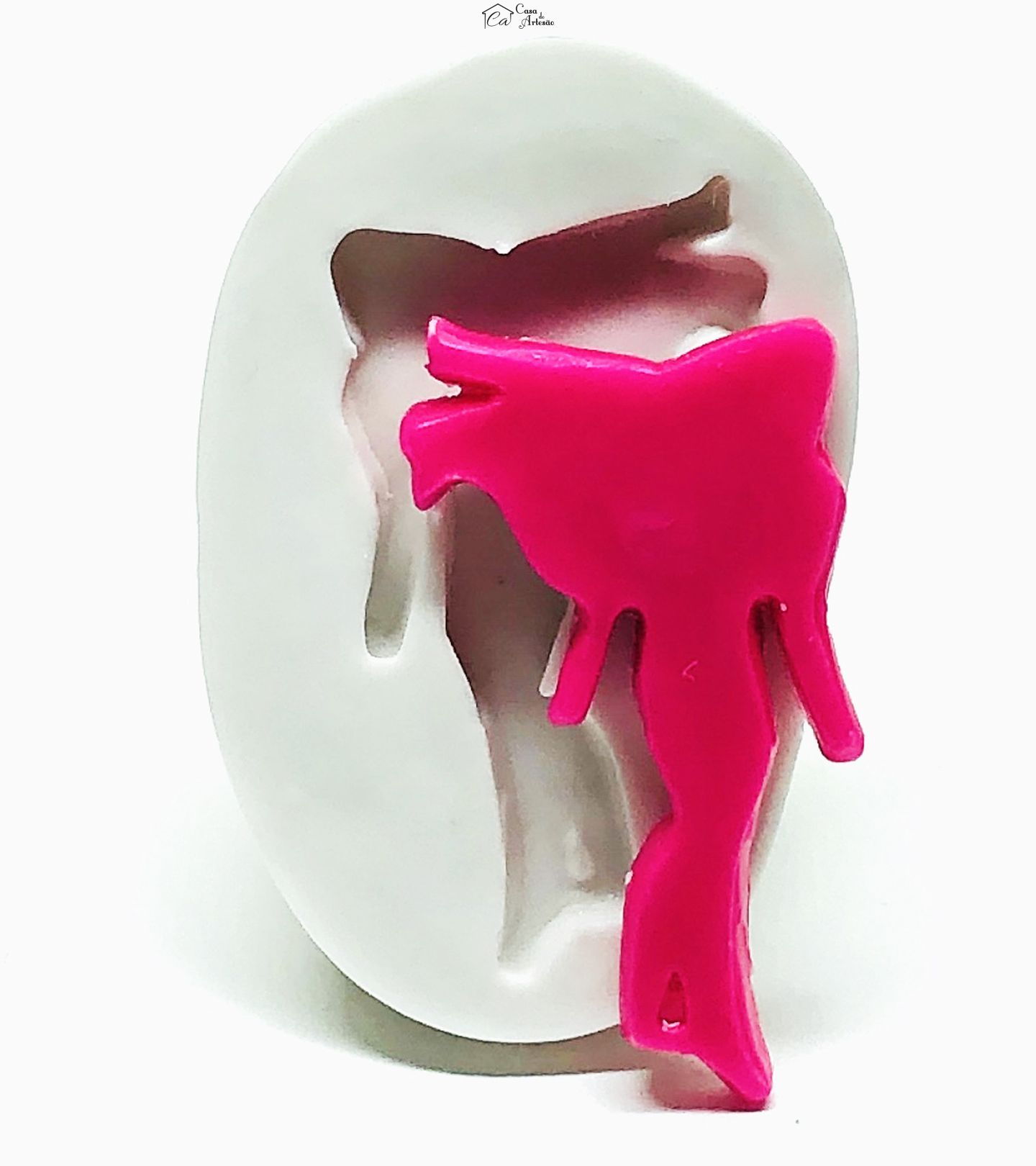 Molde de silicone - Pocahontas - Sombra - Pequena - P1001