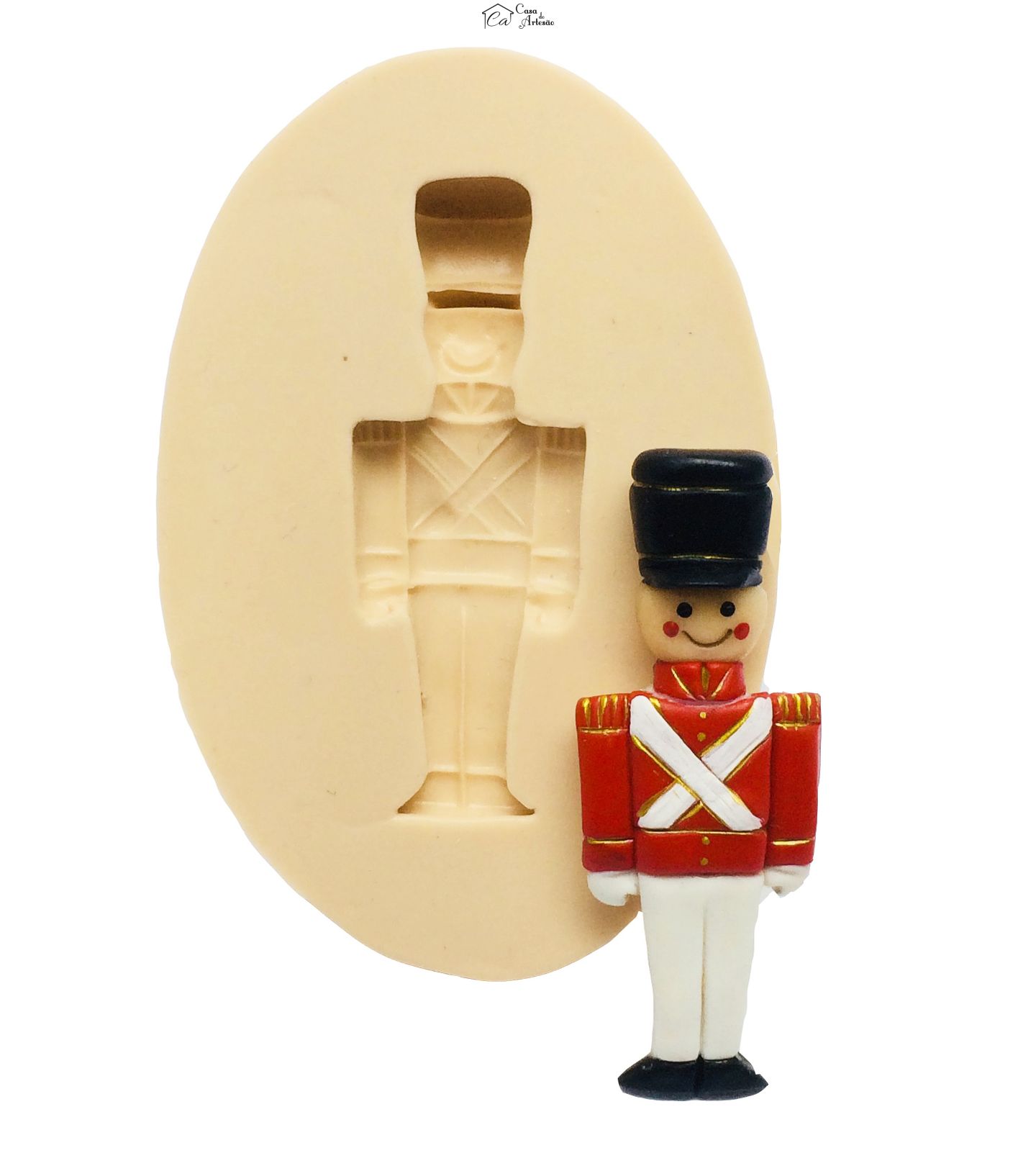 Molde de silicone - Soldadinho de Chumbo - Grande - P191/P590