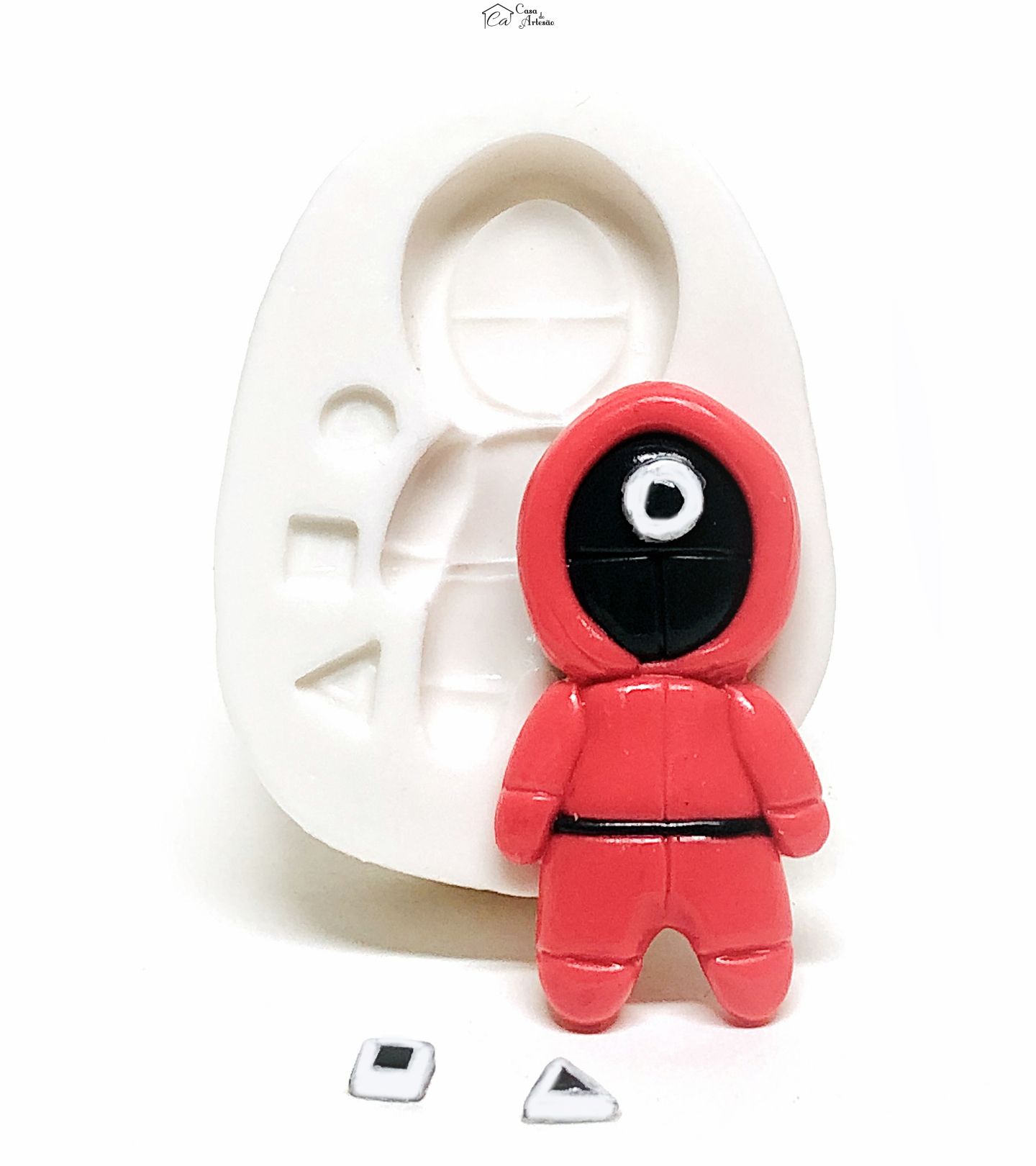 Molde de silicone - Round 6 - Soldado - Grande - P1105