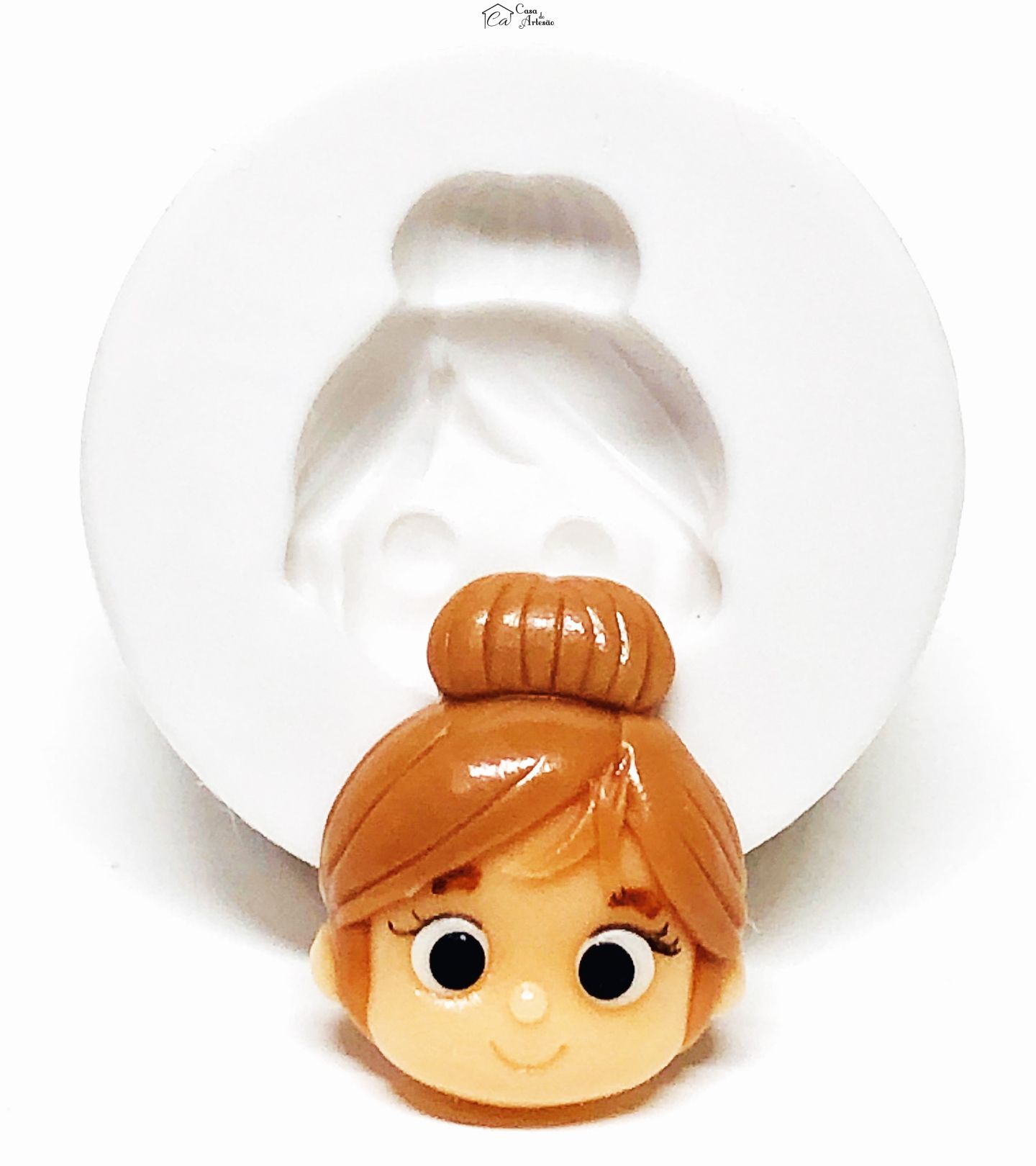 Molde de silicone - Bailarina - Rosto - Pequeno - P1065