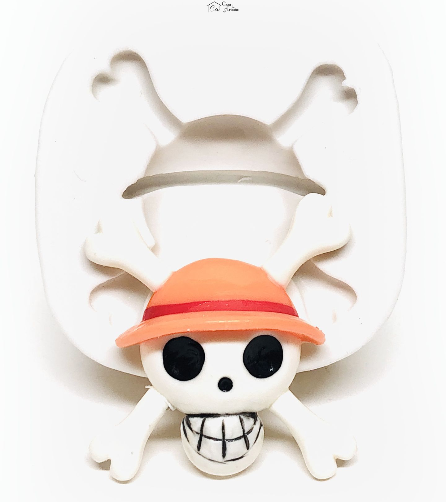 Molde de silicone - One Piece - Logo - Grande - P1087
