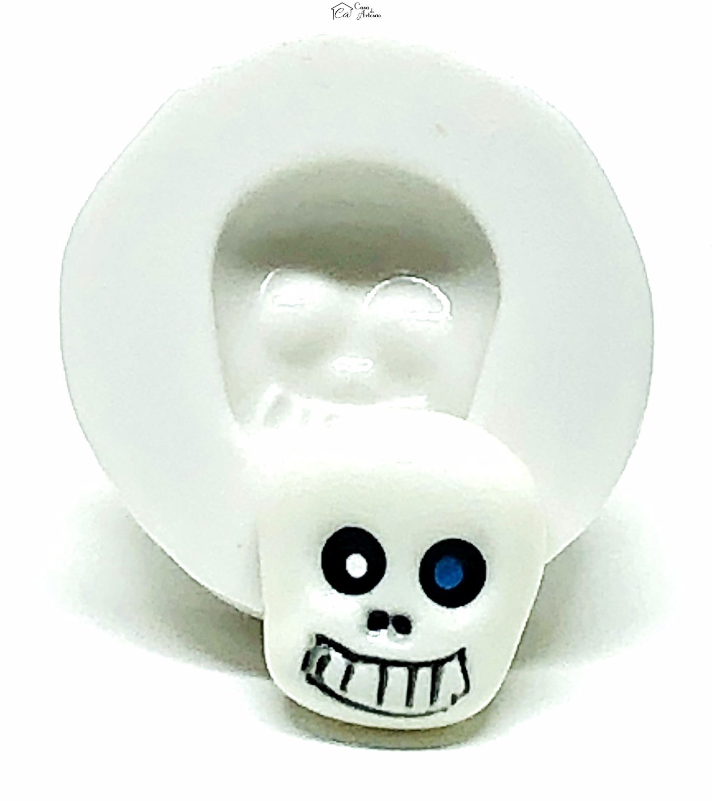 Molde de silicone - Sans Undertale - Rosto Sans - Pequeno - P1042
