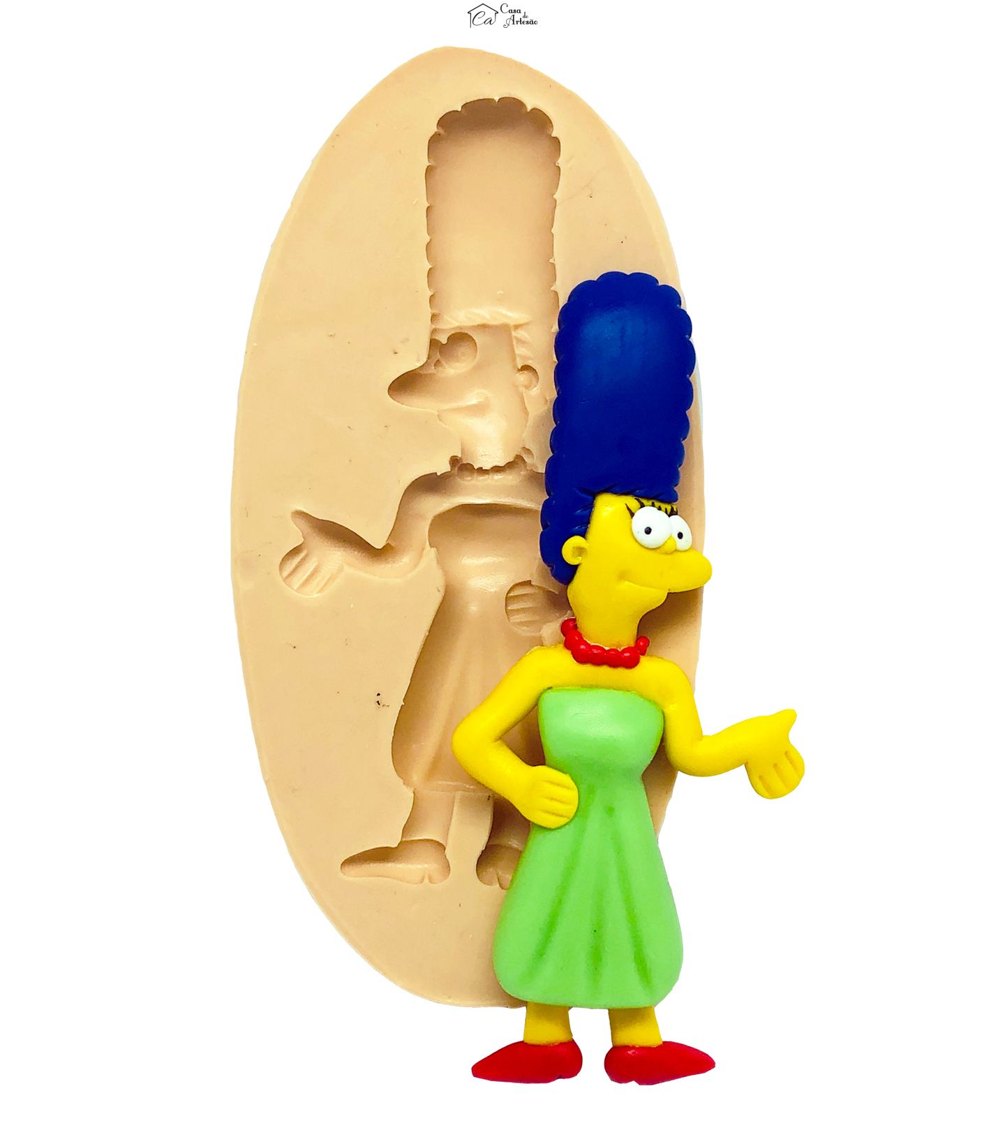 Molde de silicone - Simpsons - Marge - Grande - P836