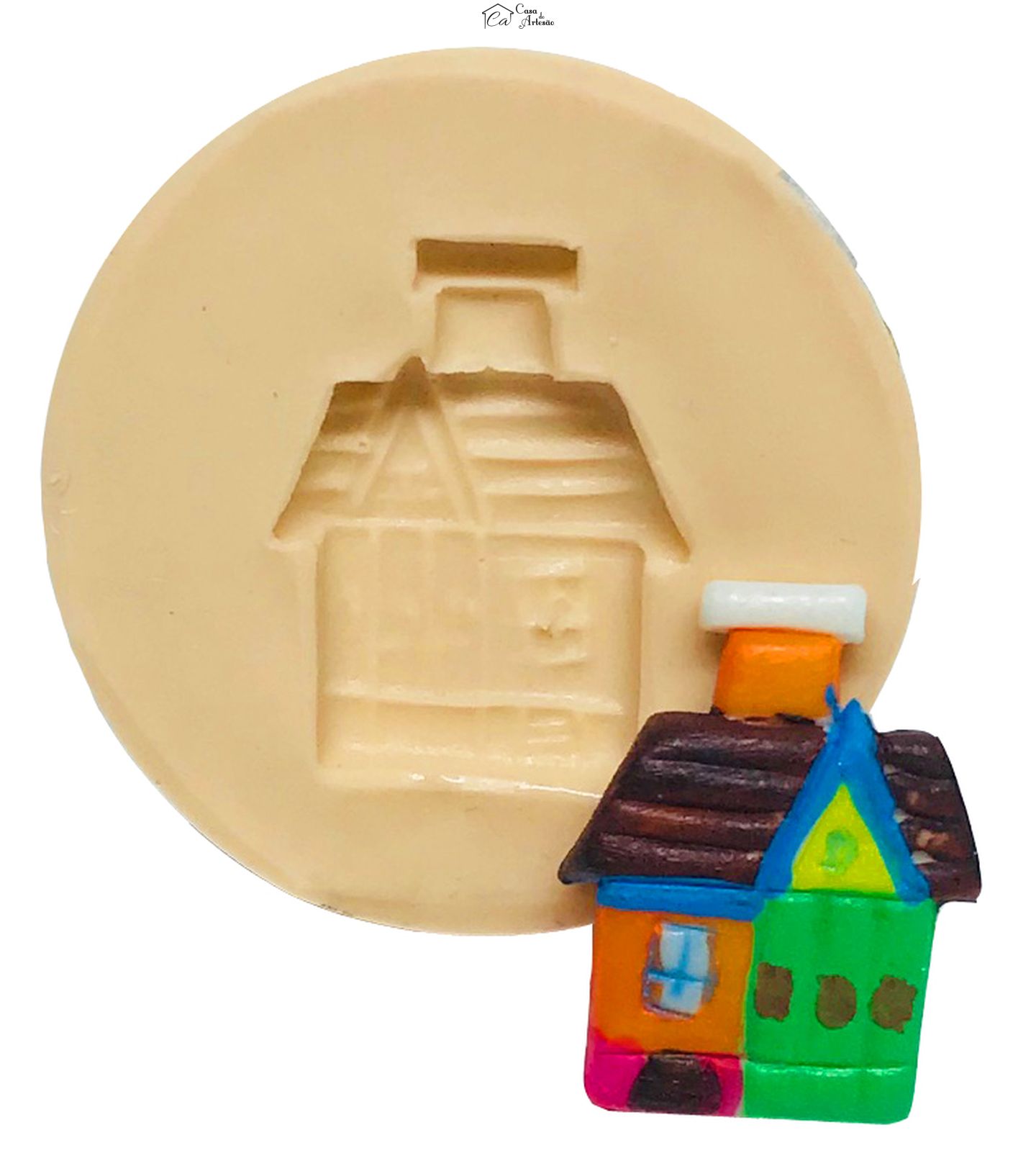 Molde de silicone - Up! Altas Aventuras - Casa Pequena - P546