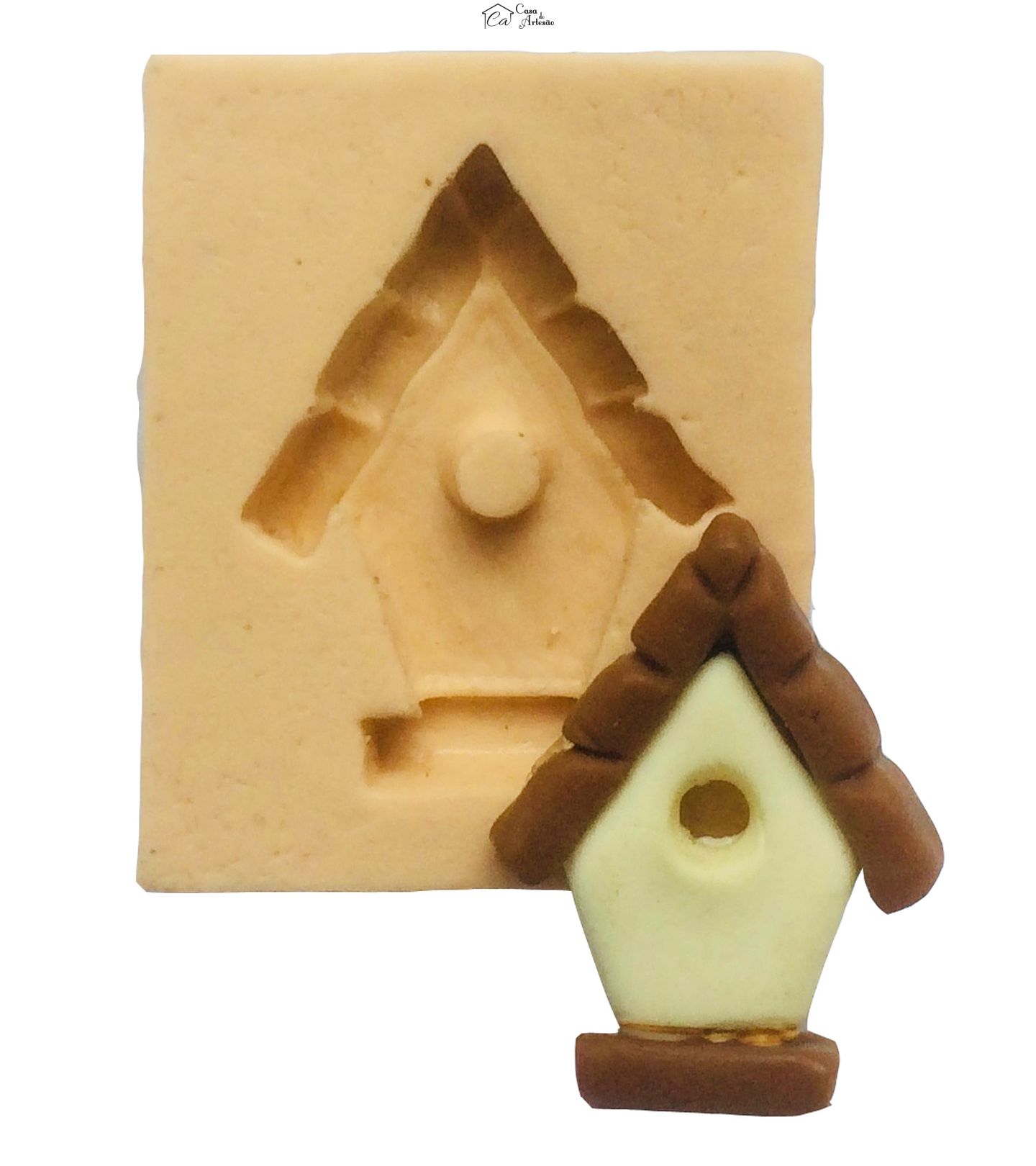 Molde de silicone - Casinha - P124