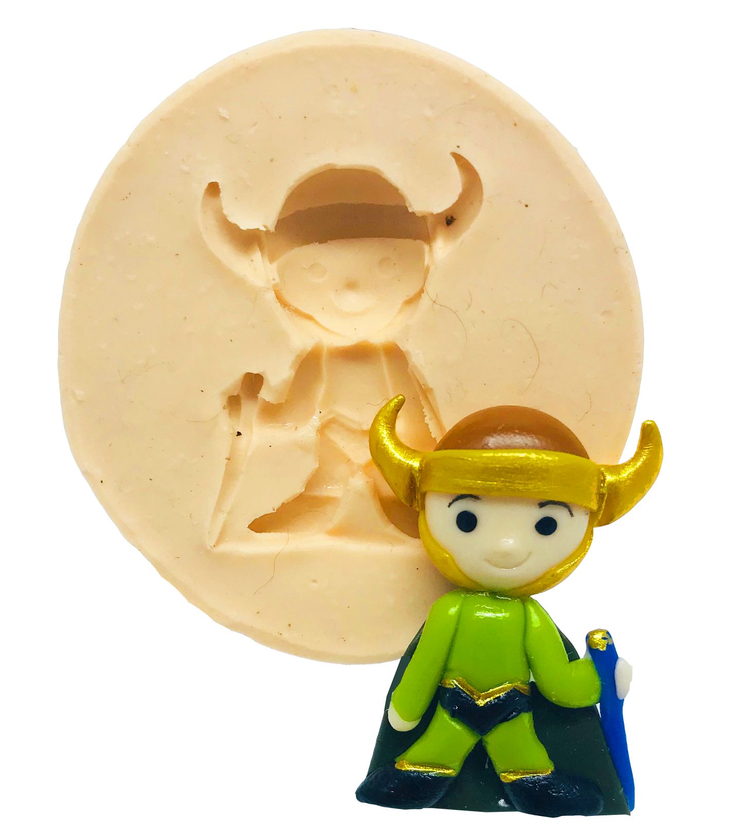 Liga da Justiça - Fofinhos - Loki - Medio - P496