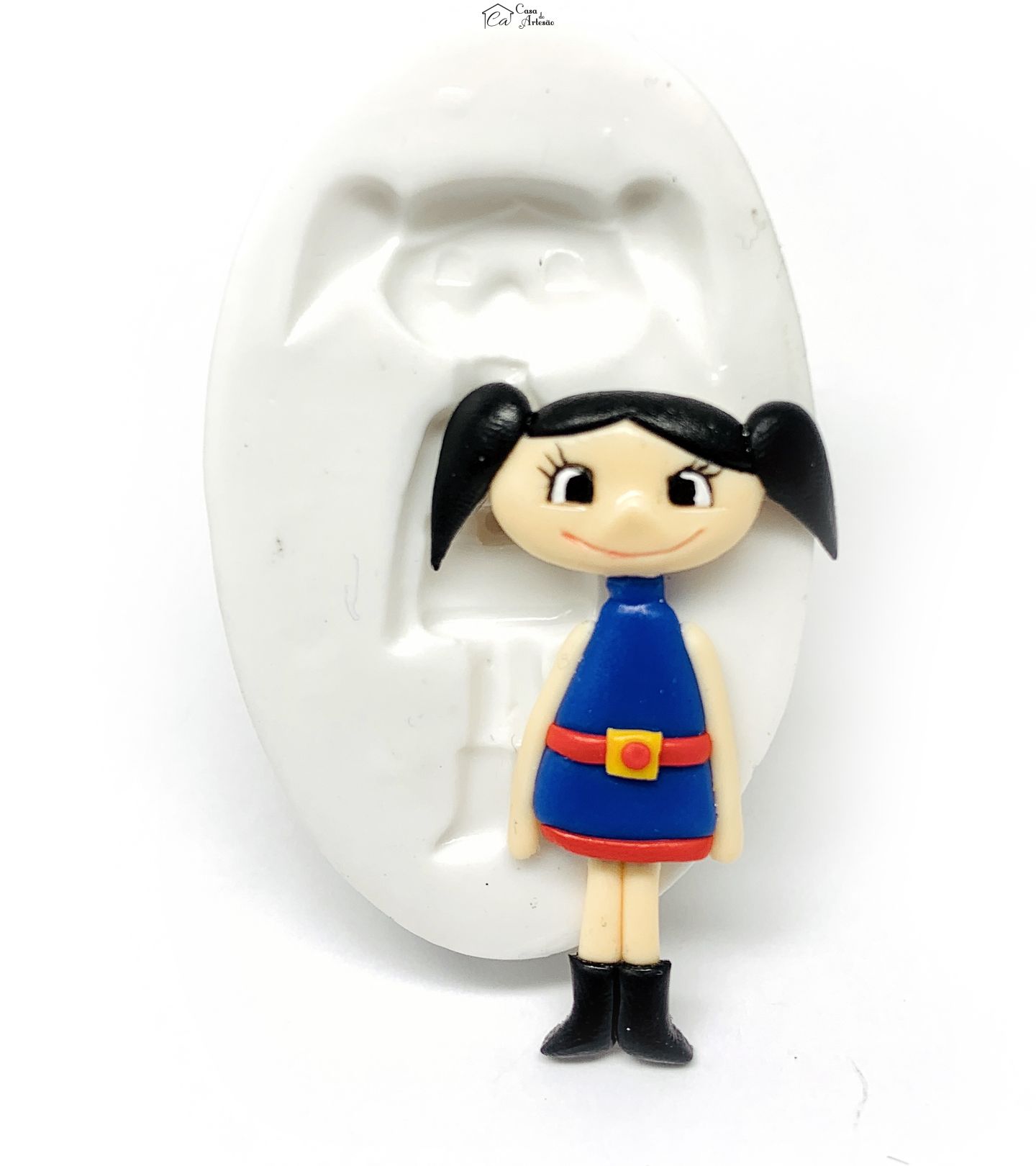 Molde de silicone - Show da Luna - Luna - Pequena - P173