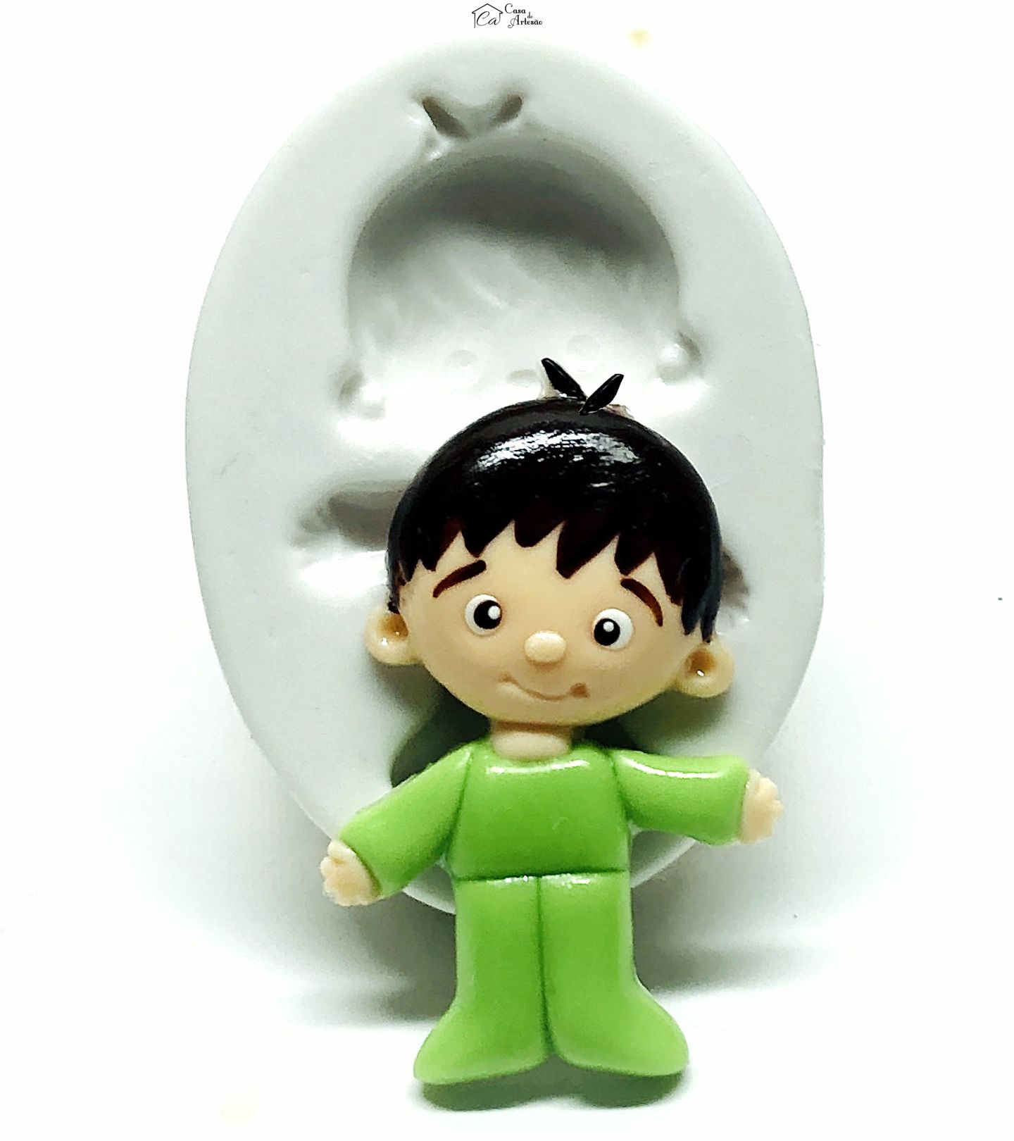 Molde de silicone - Baby Tv - Charlie - Medio - P1027