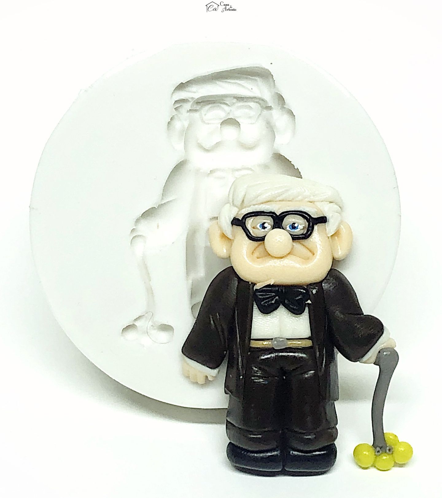 Molde de silicone - Up! Altas Aventuras - Carl - Medio - P561