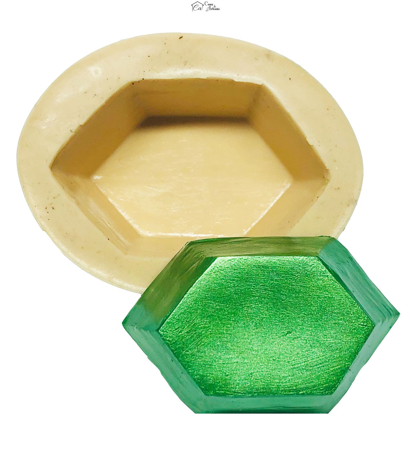 Molde de silicone - Joias - Mod. 03 - Media - P678